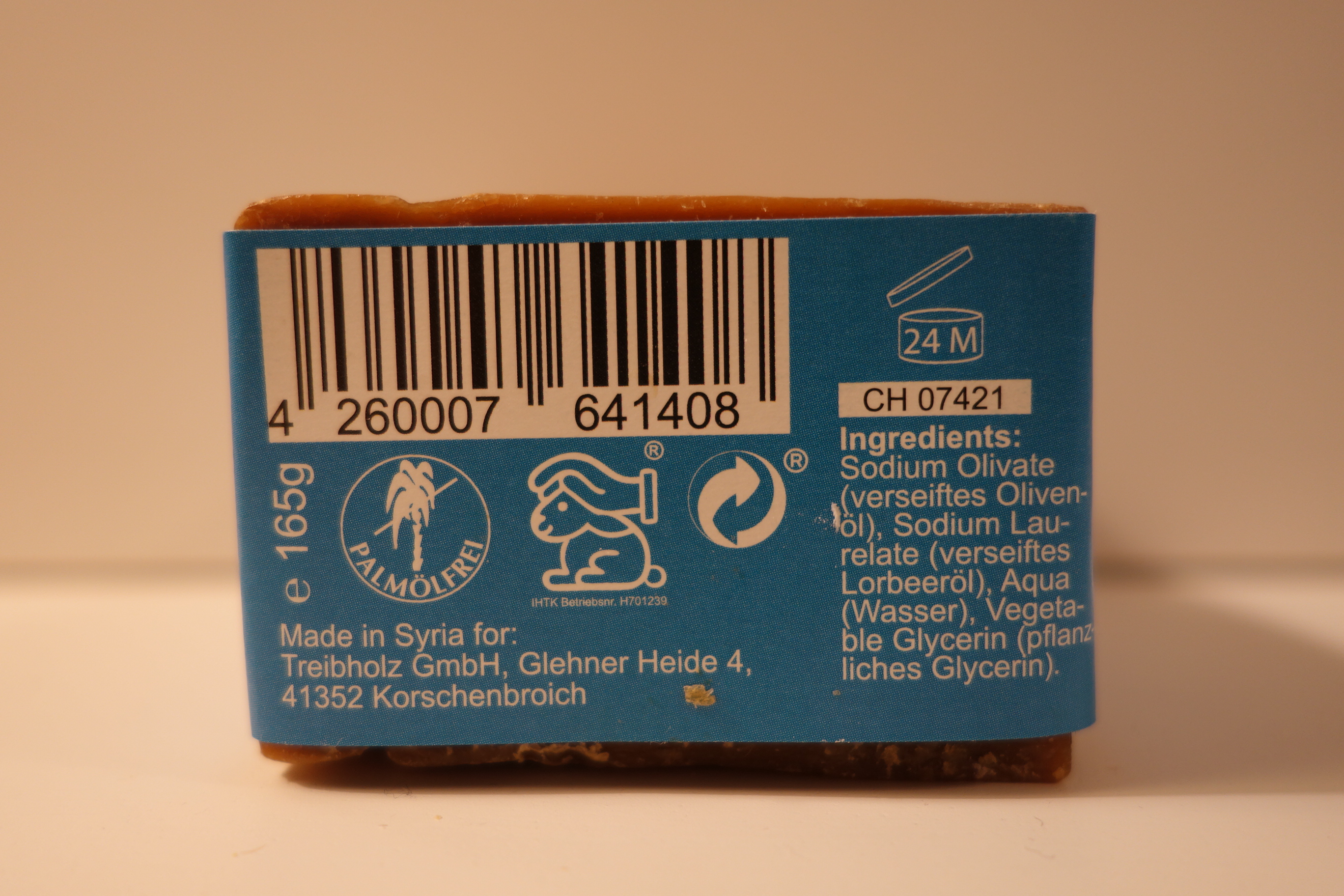 Finigrana Aleppo Seife aus Oliven- & 32% Lorbeeröl 165g