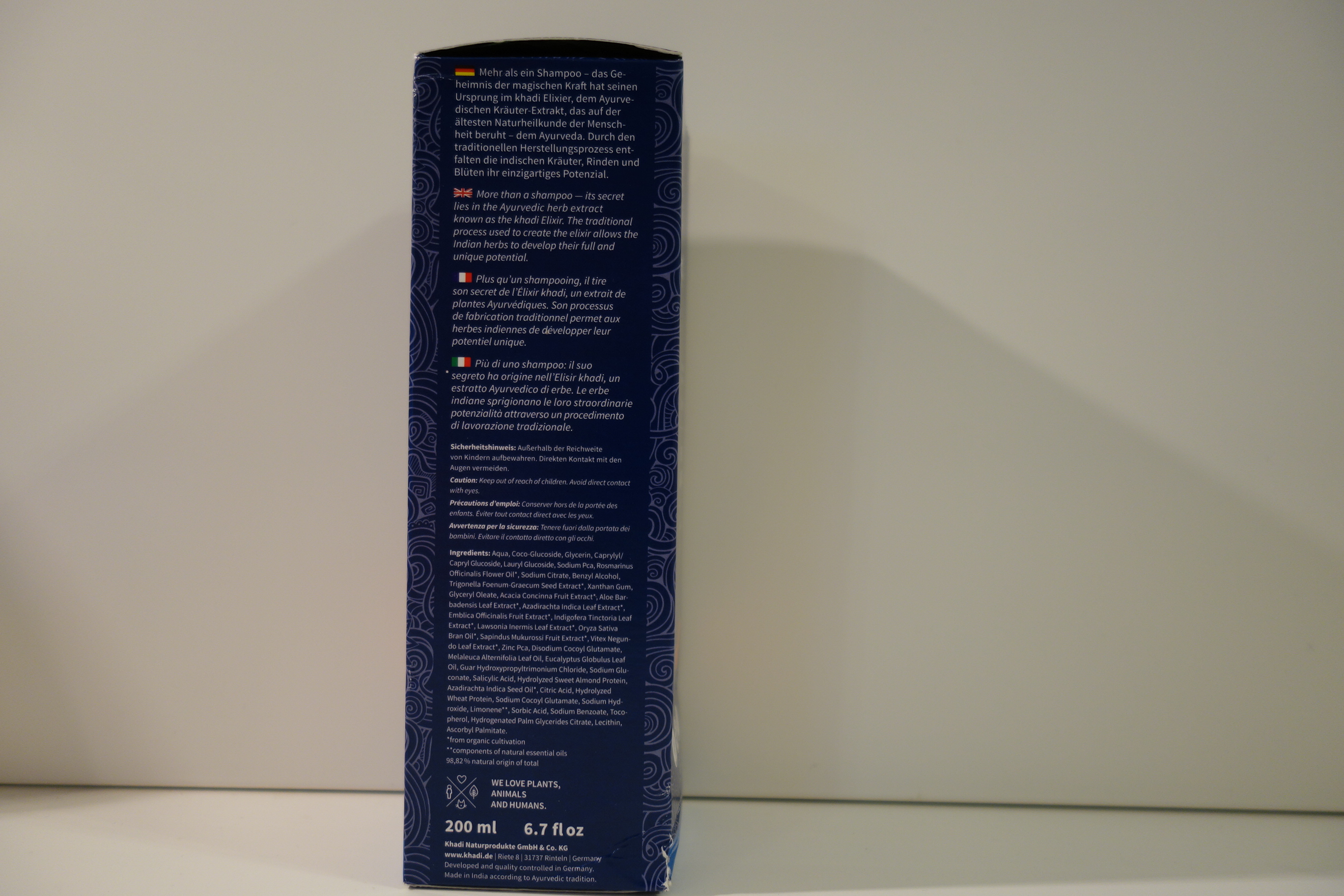 AYURVEDISCHES ELIXIER SHAMPOO NEEM BALANCE khadi