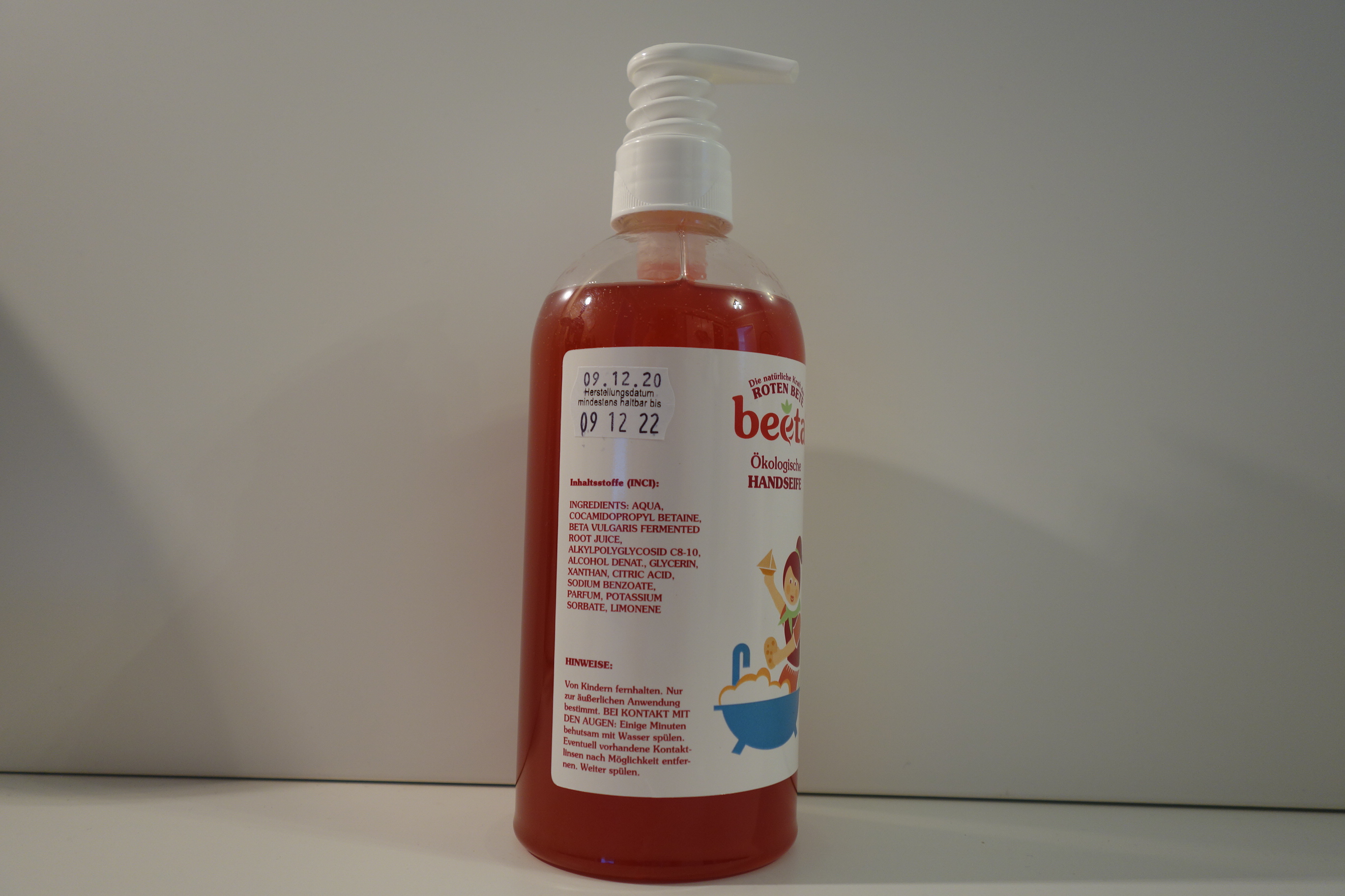 beeta Ökologische flüssige Handseife 500ml