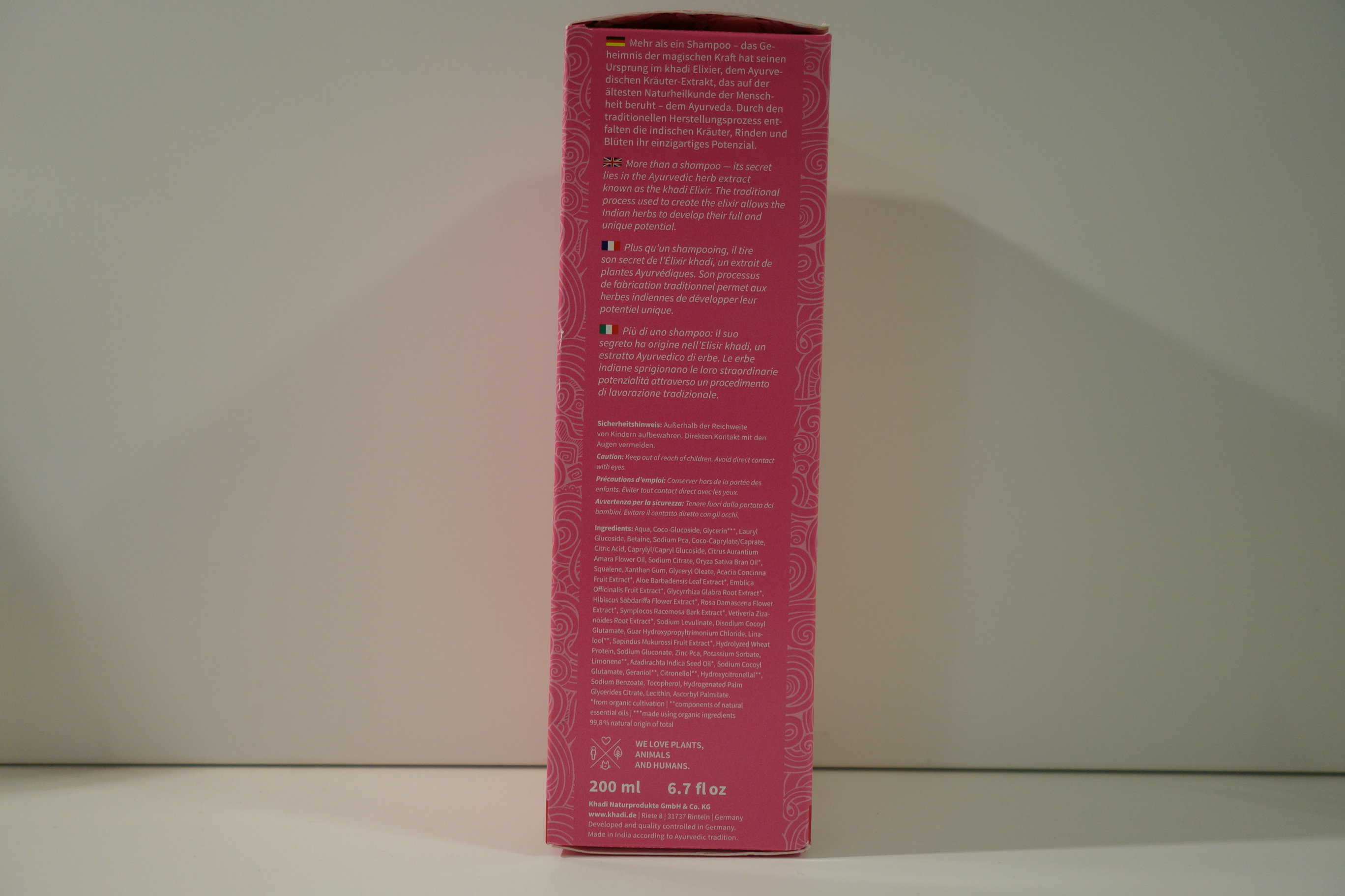 AYURVEDISCHES ELIXIER SHAMPOO ROSE REPAIR khadi