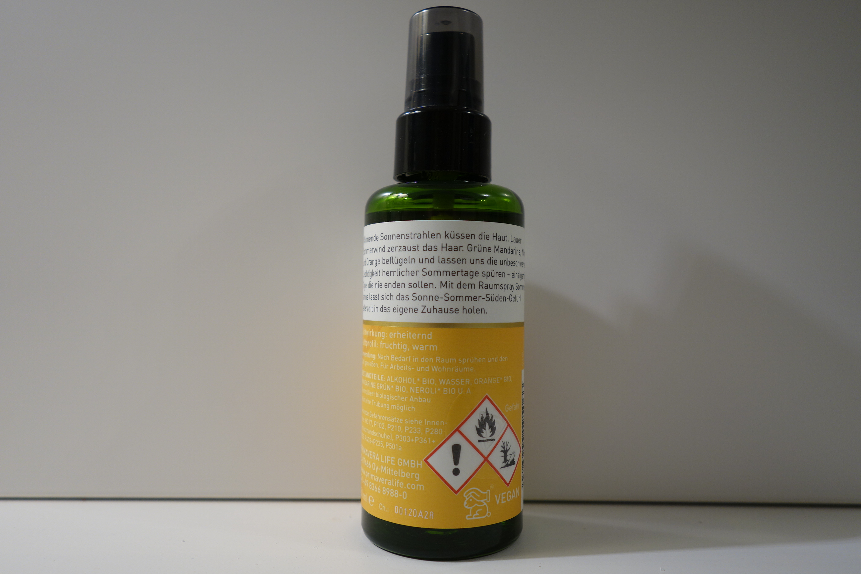 PRIMAVERA Raumspray Sommersonne 50ml