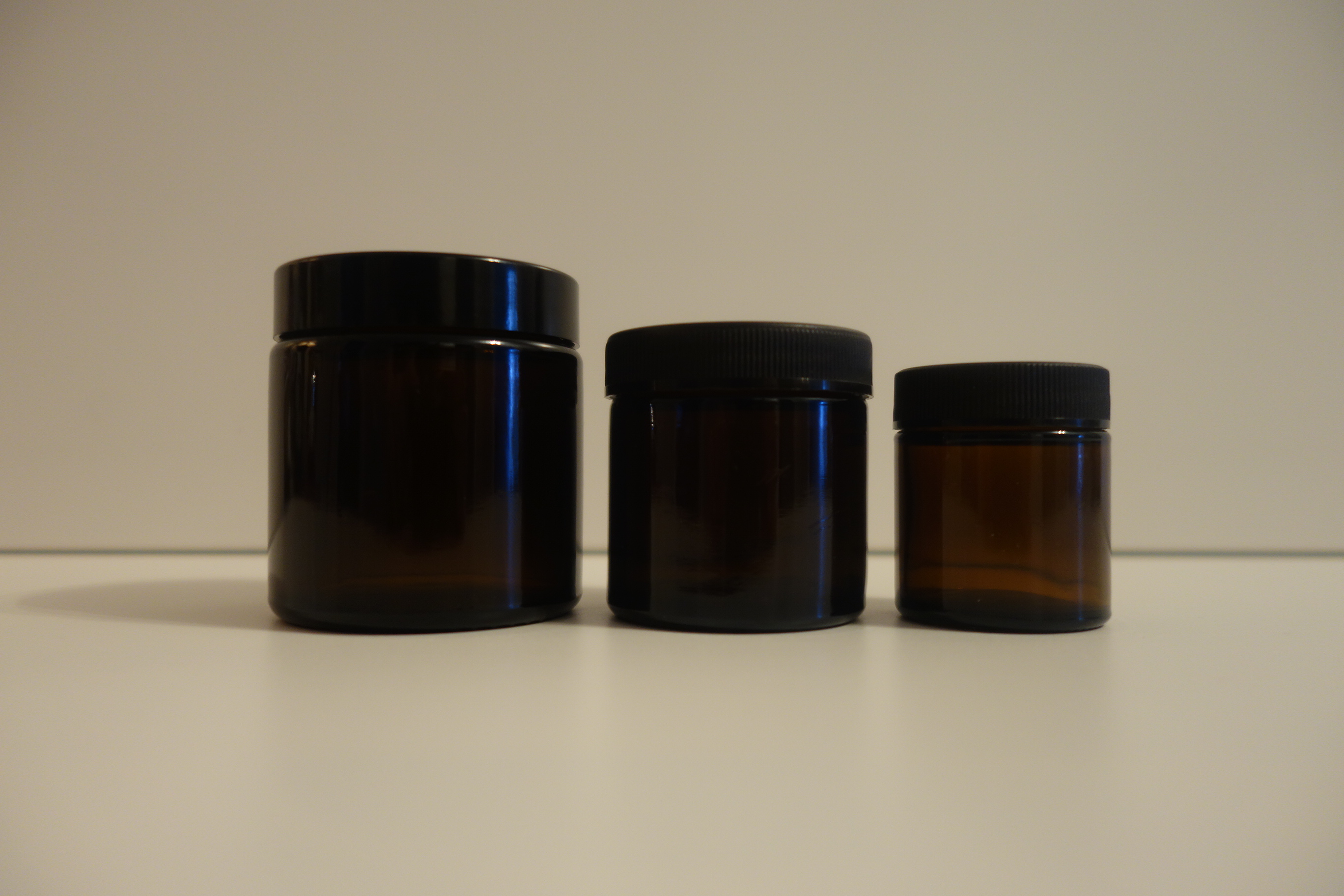 Braunglas Salbentiegel / Cremetiegel LaVita 30 ml I 60 ml I 120ml