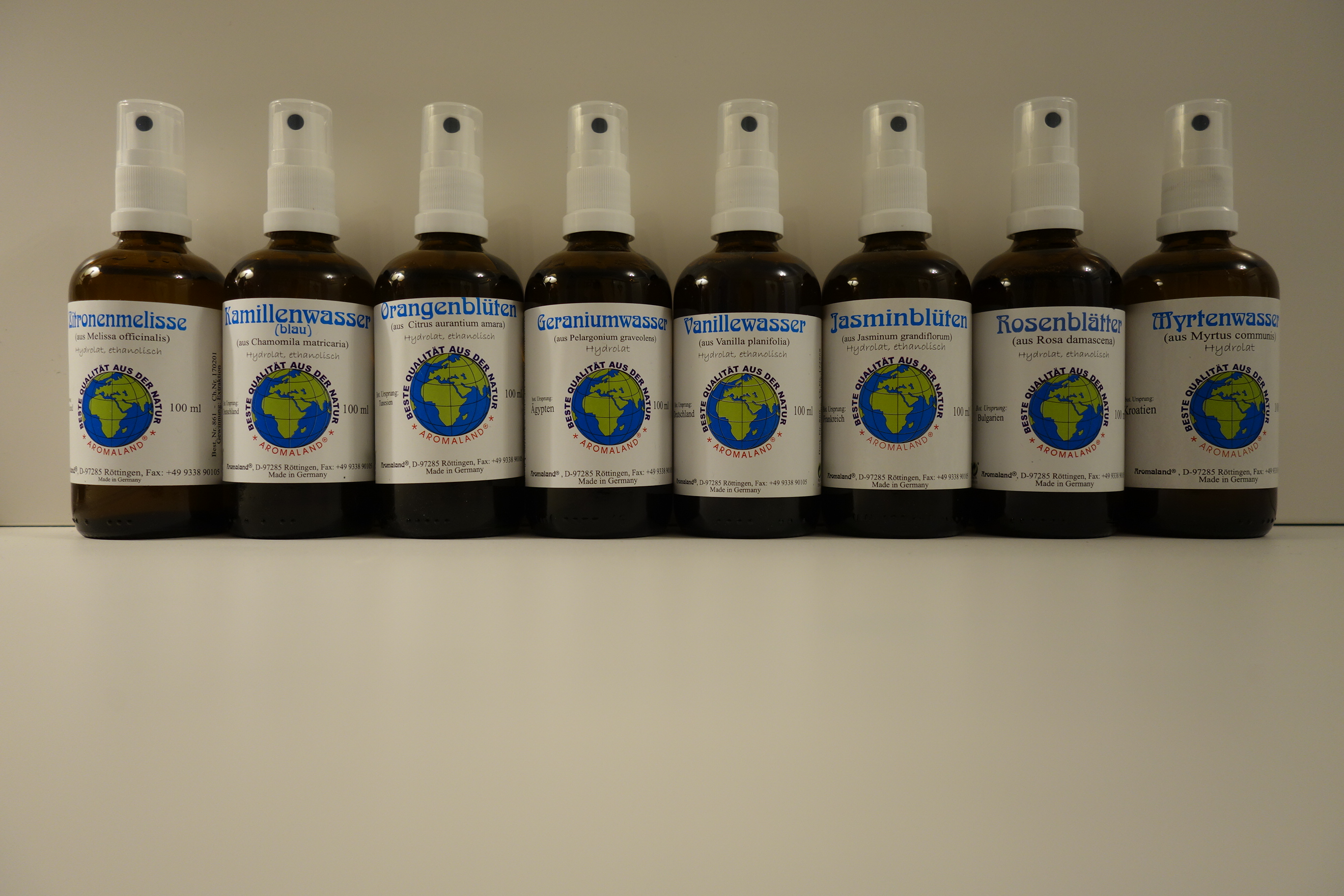 Duftwasser - Blütenwasser - Pflanzenwasser - Hydrolate 100ml