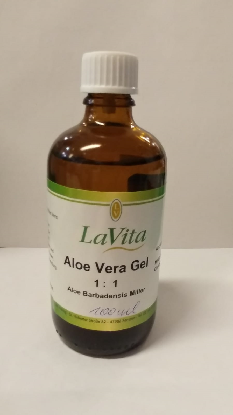 LaVita Aloe Vera Gel 1:1  Barbadensis Miller 50ml I 100ml I 250ml