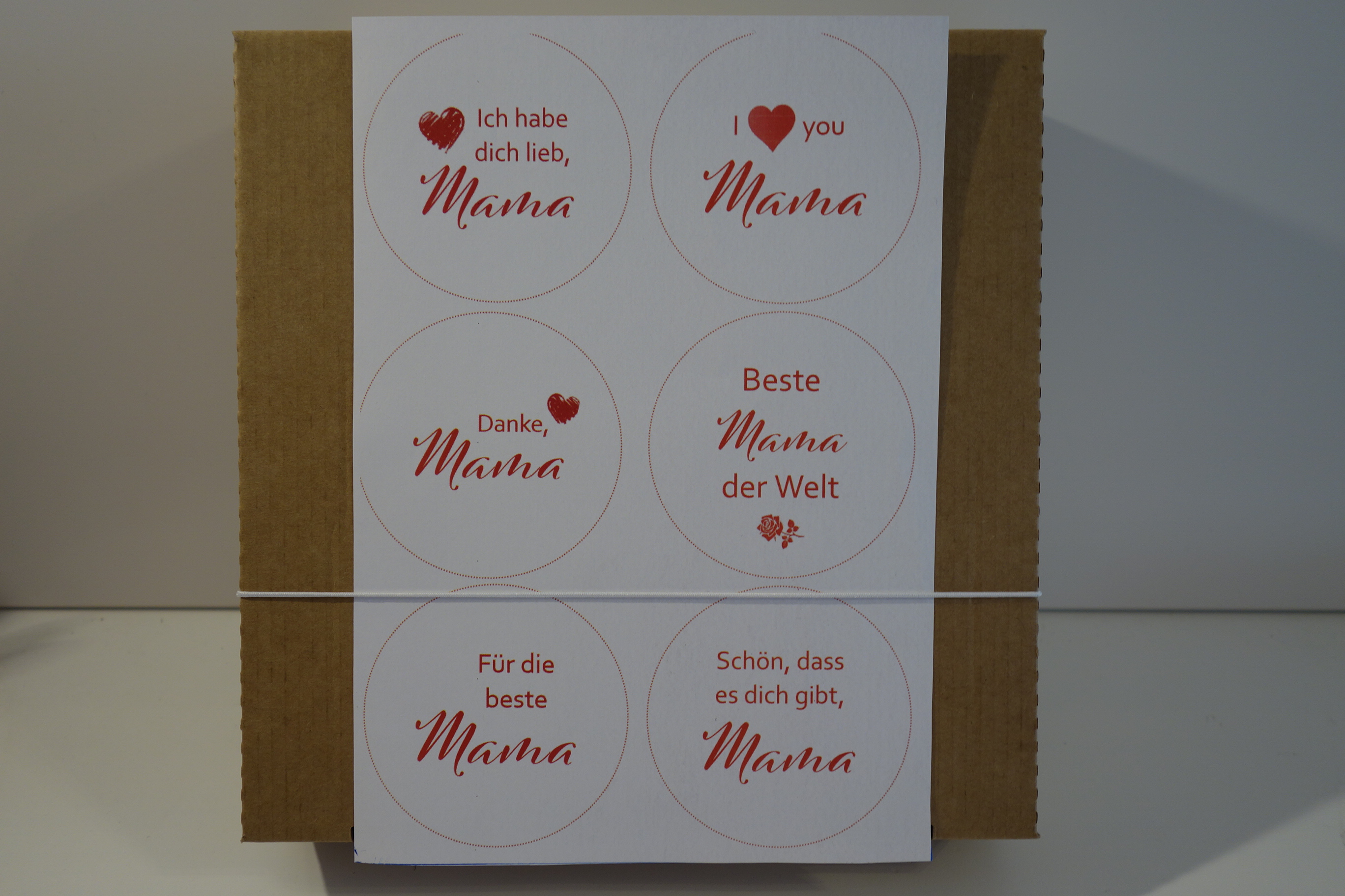 DIY-SEIFE MIT BOTSCHAFT MUTTERTAG GESCHENK-SET