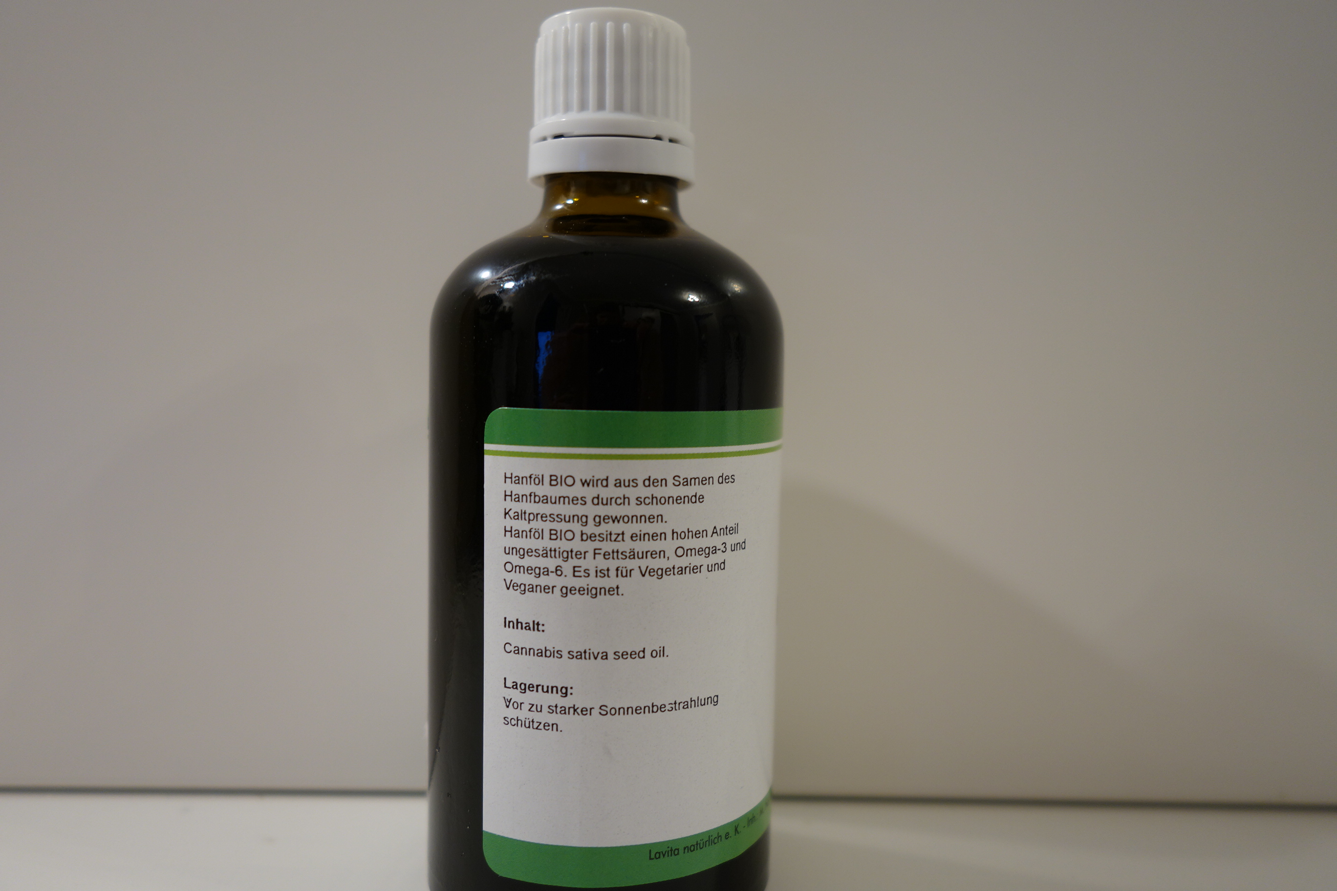 Hanföl BIO Kaltpressung 100ml LaVita