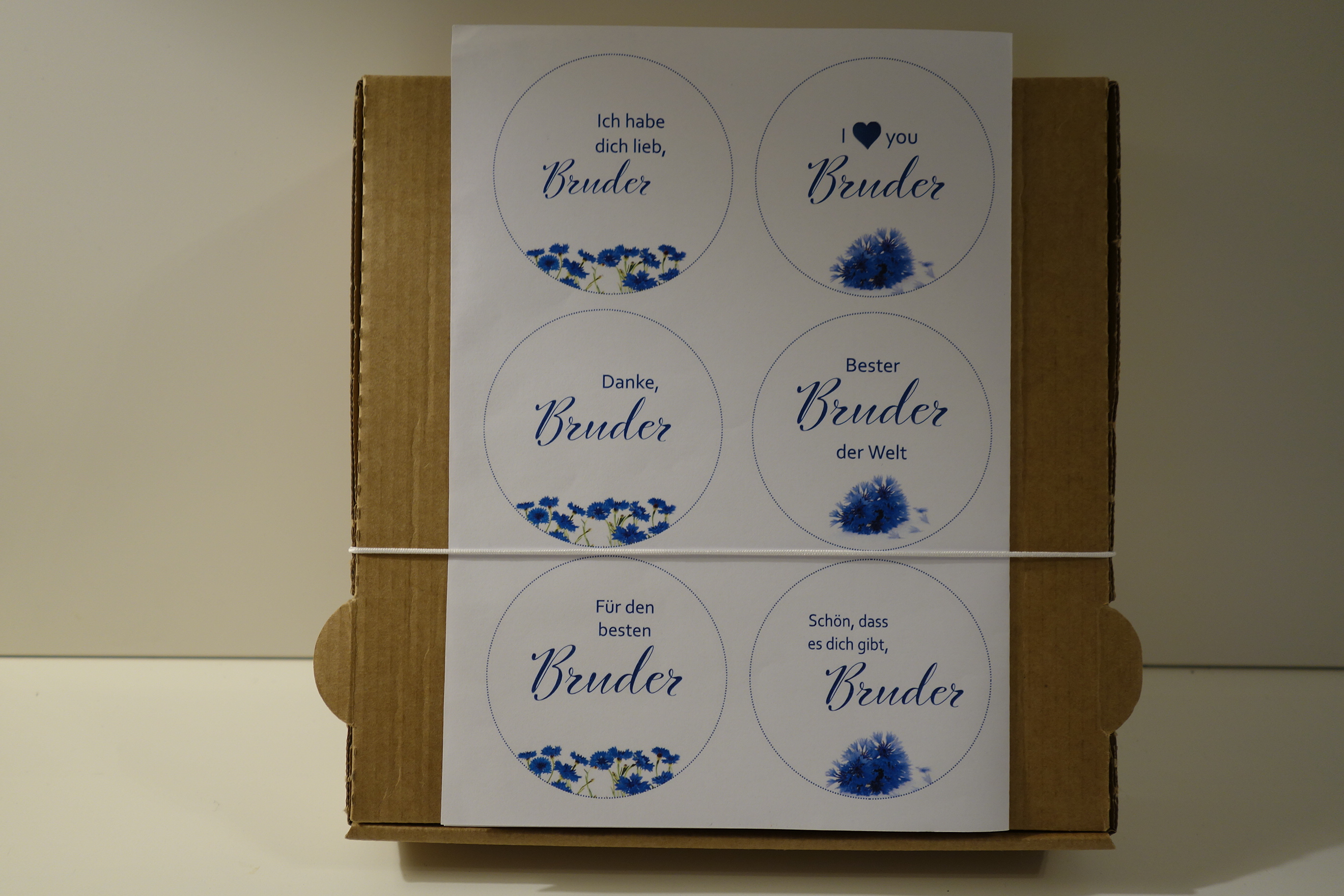 DIY-SEIFE MIT BOTSCHAFT BRUDER GESCHENK-SET