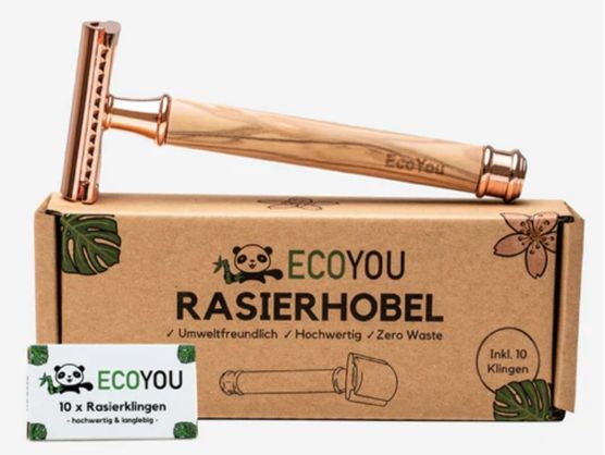 EcoYou Rasierhobel inkl. 10 Klingen