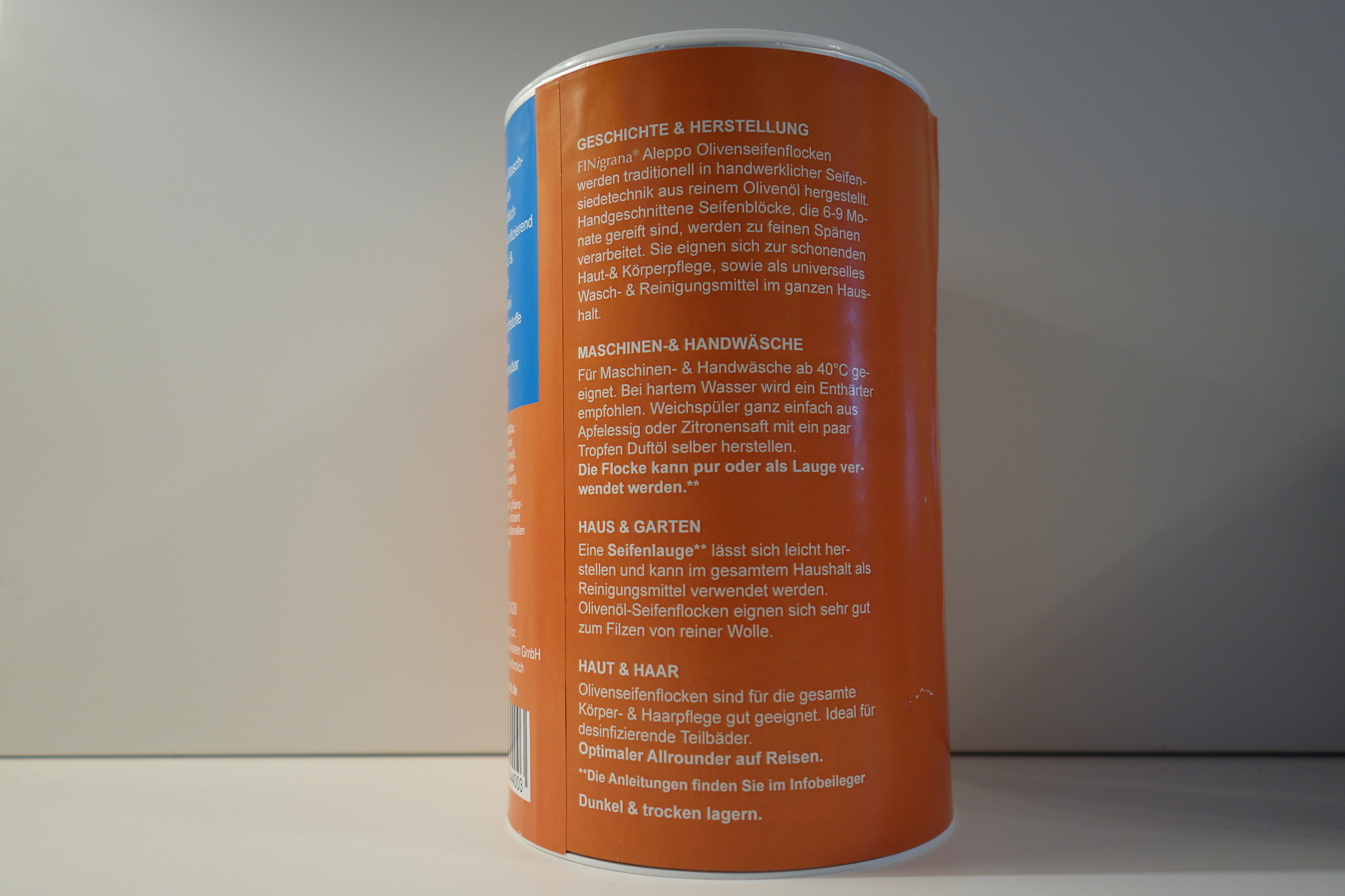 FINigrana Aleppo Seifenflocken Olivenöl & 4% Lorbeeröl 250g