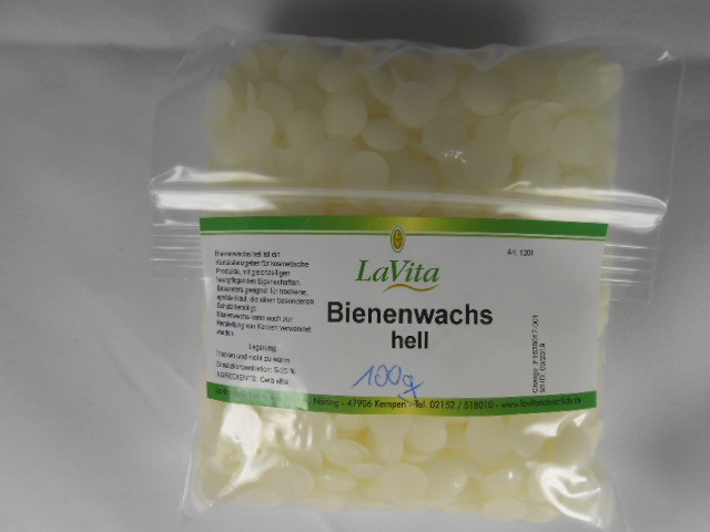 LaVita Bienenwachs hell 50g / 100g