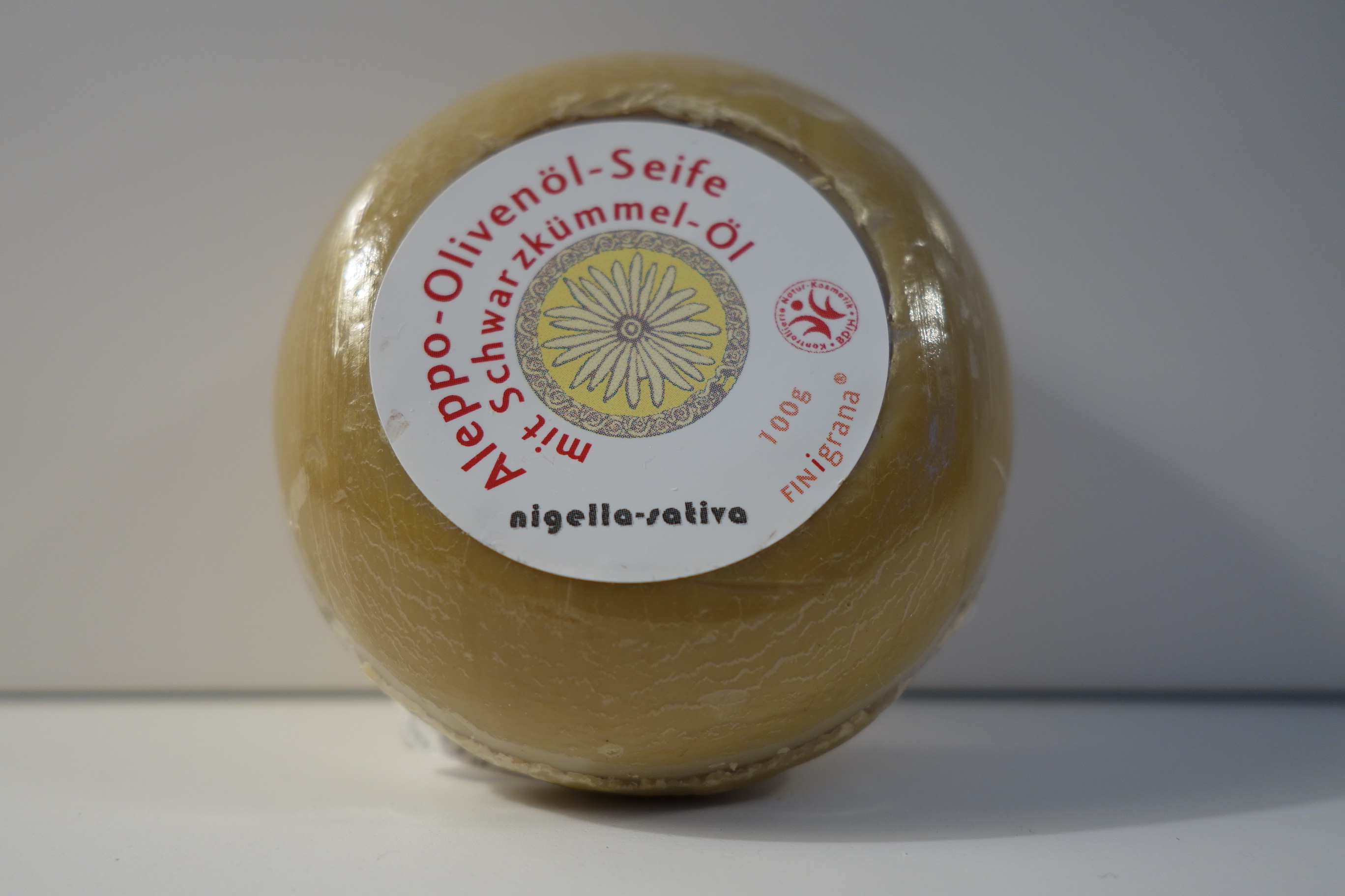 FINIGRANA Aleppo Olivenöl Seife mit Schwarzkümmel-Öl