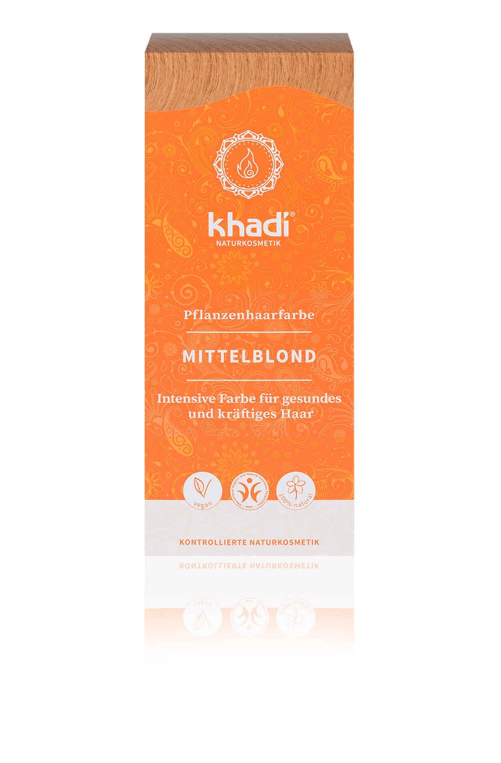 khadi Pflanzenrhaarfarbe Mittelblond