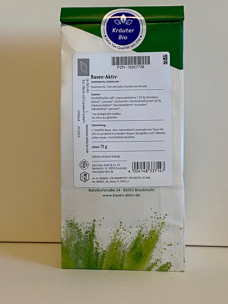 Salus Basen-Aktiv Mariendistel-Löwenzahn 75g
