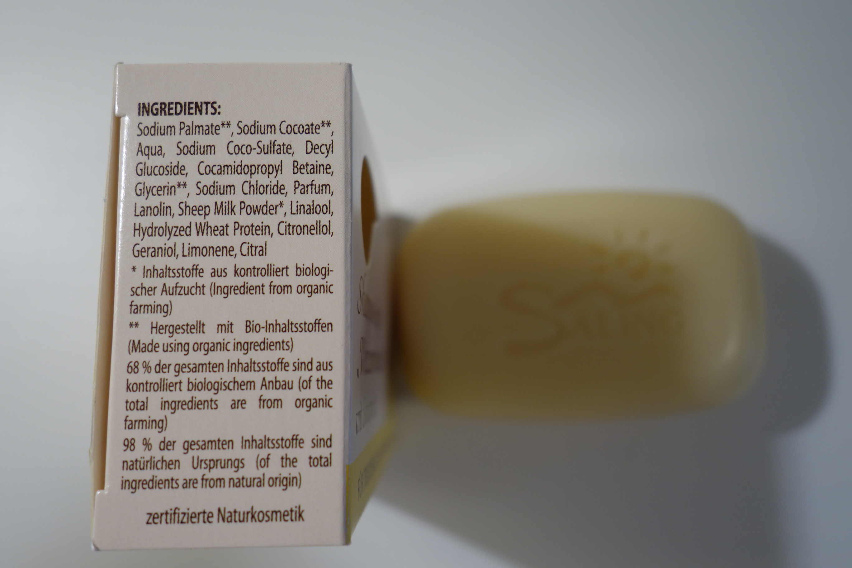 Shampoo-Seife Weizenproteine 125gr.