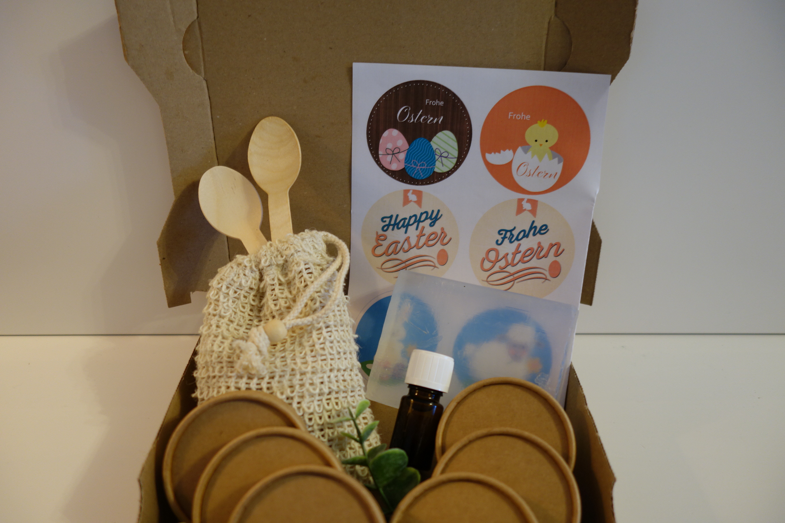 DIY-SEIFE MIT BOTSCHAFT OSTERN KIDS GESCHENK-SET