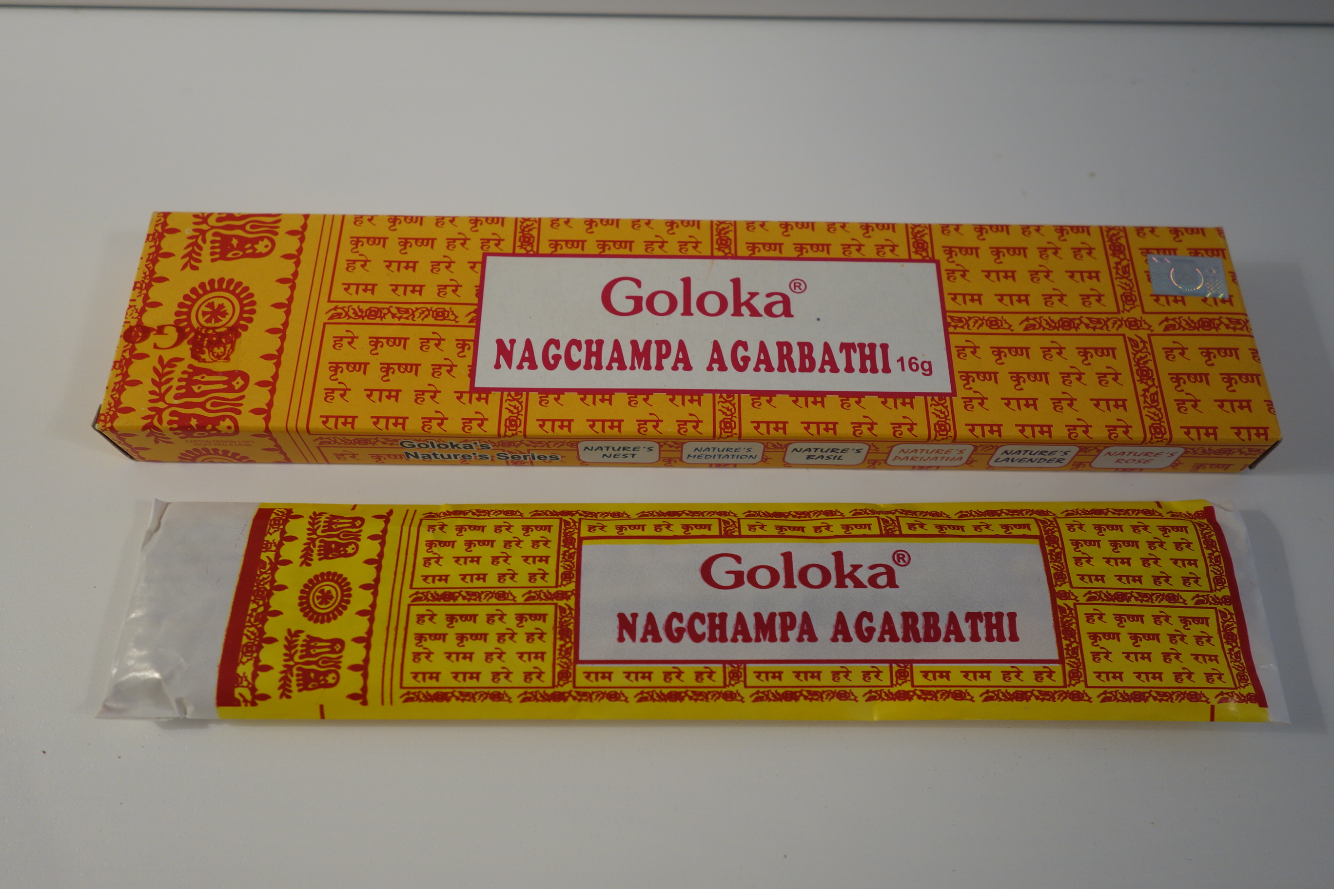 Goloka Nag Champa Räucherstäbchen 16g