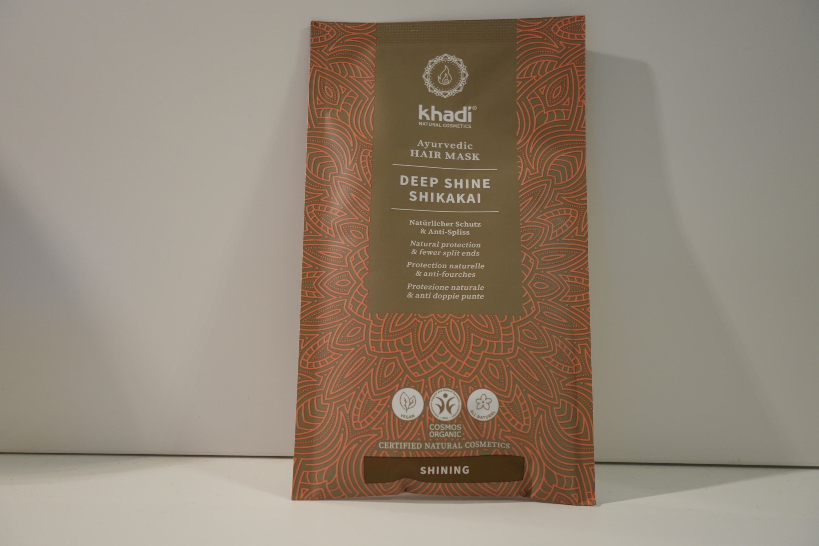 AYURVEDISCHE HAARMASKE DEEP SHINE SHIKAKAI khadi