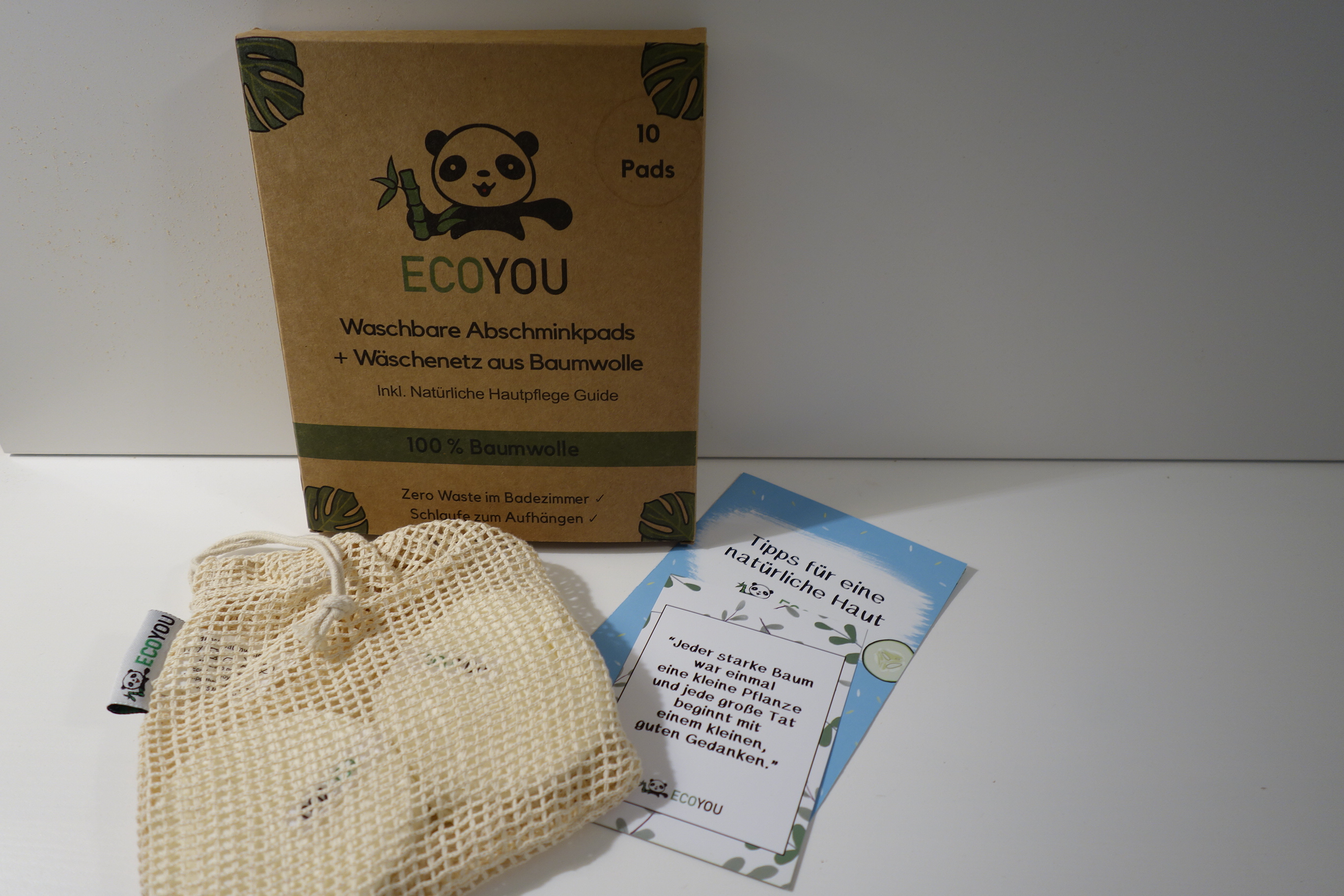 Waschbare Abschminkpads ECOYOU