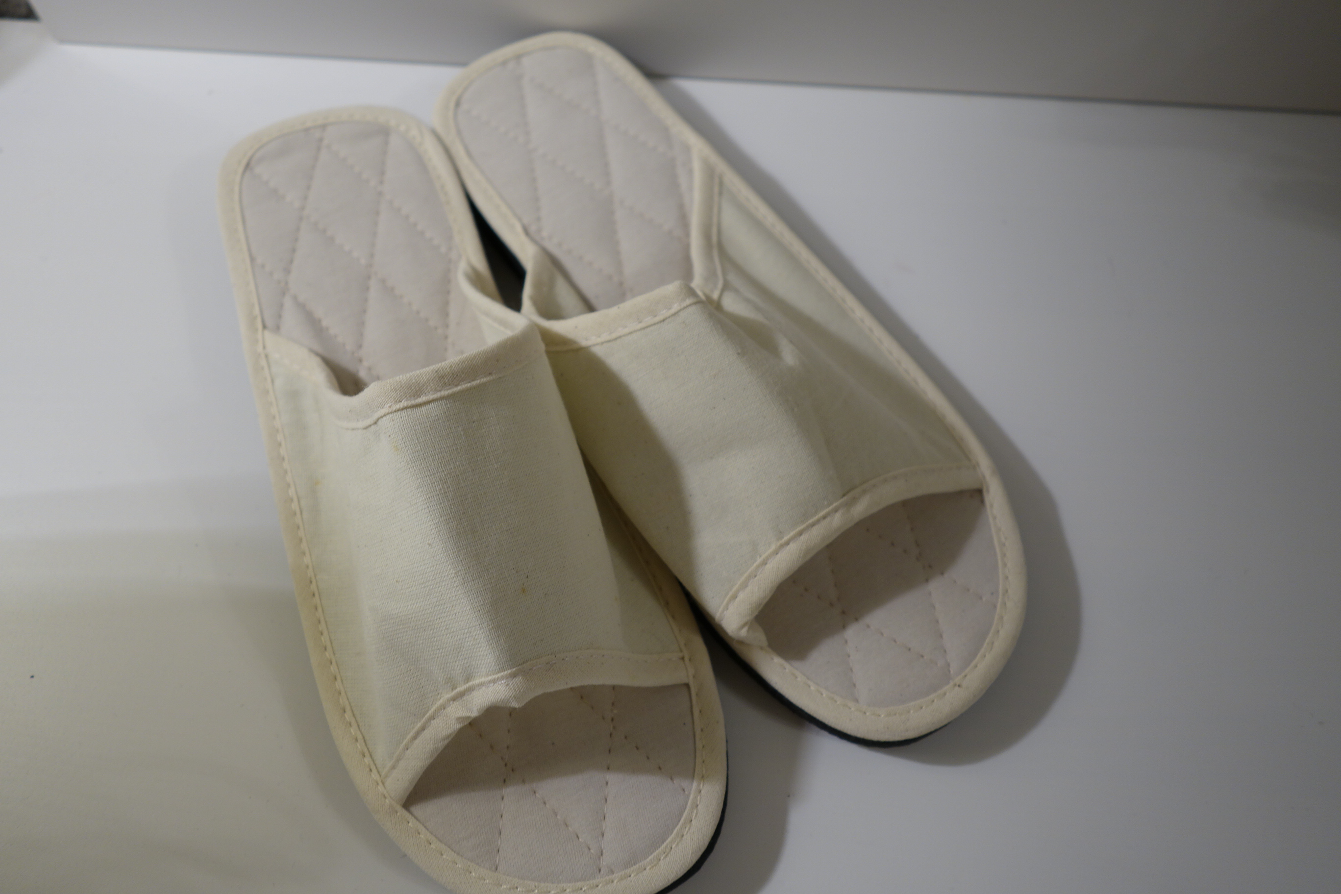 Zimtlatschen Baumwolle creme & schwarz