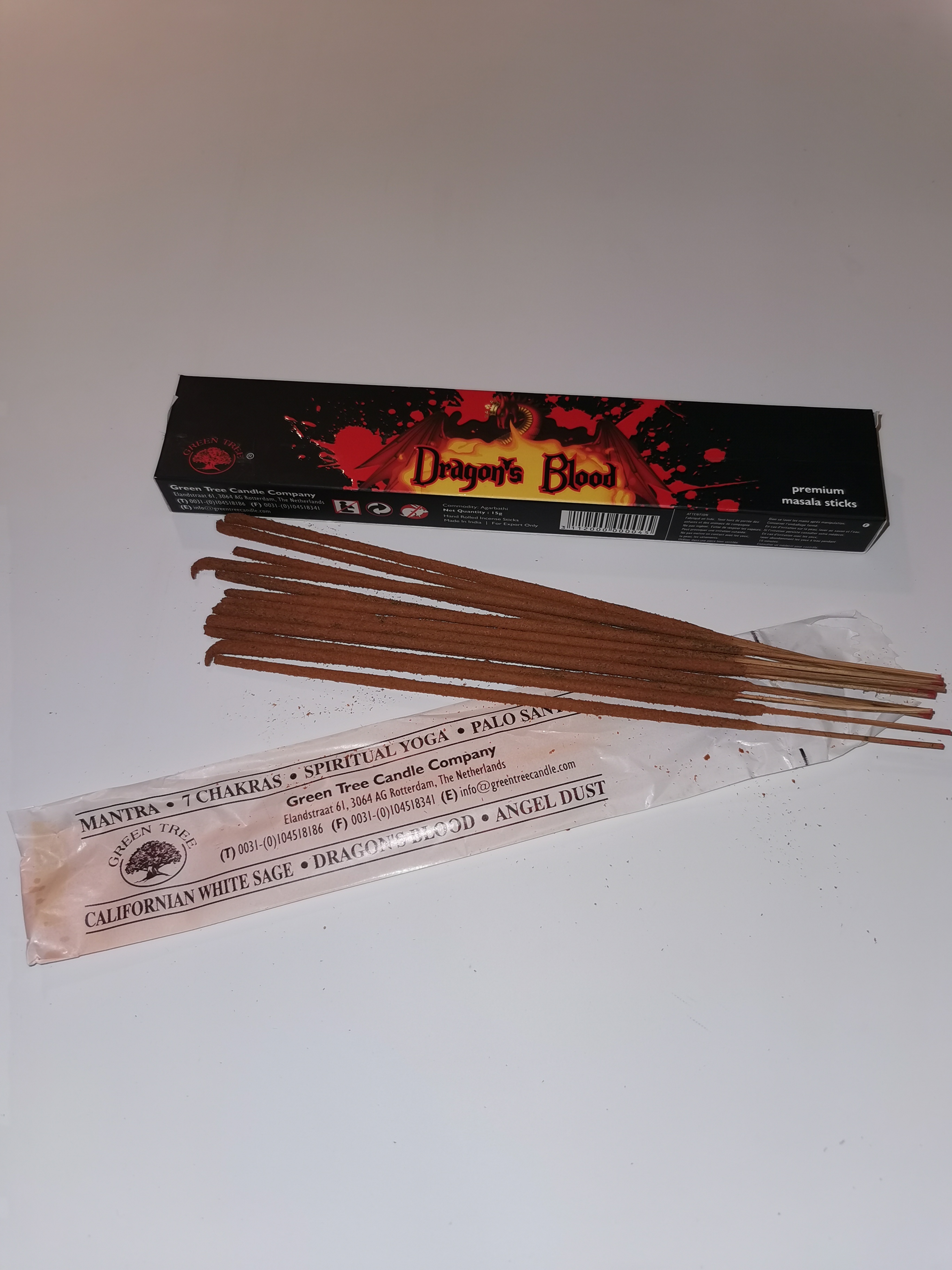 Green Tree Masala Räucherstäbchen Dragon Blood15g