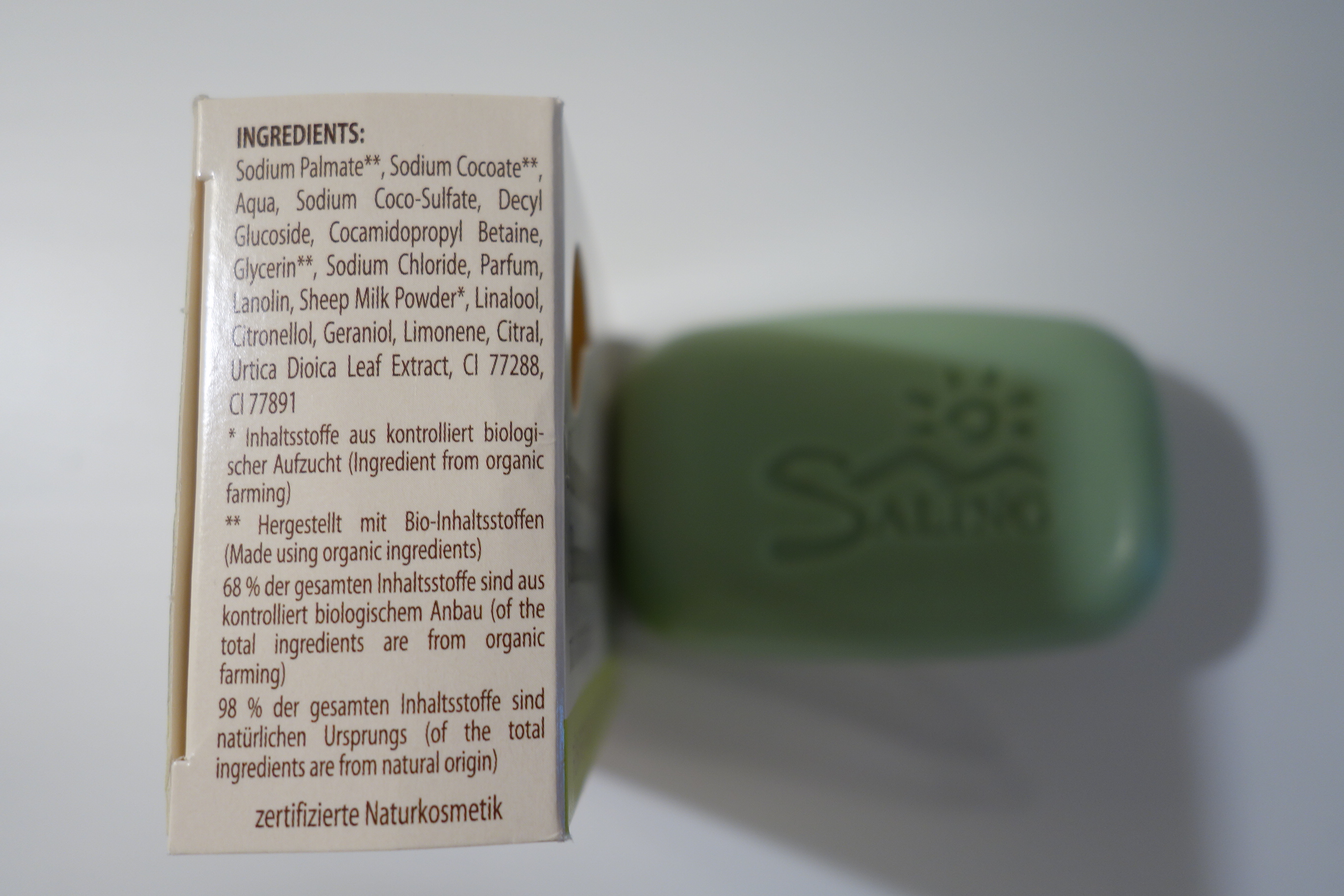 Shampoo-Seife Brennnessel 125gr.