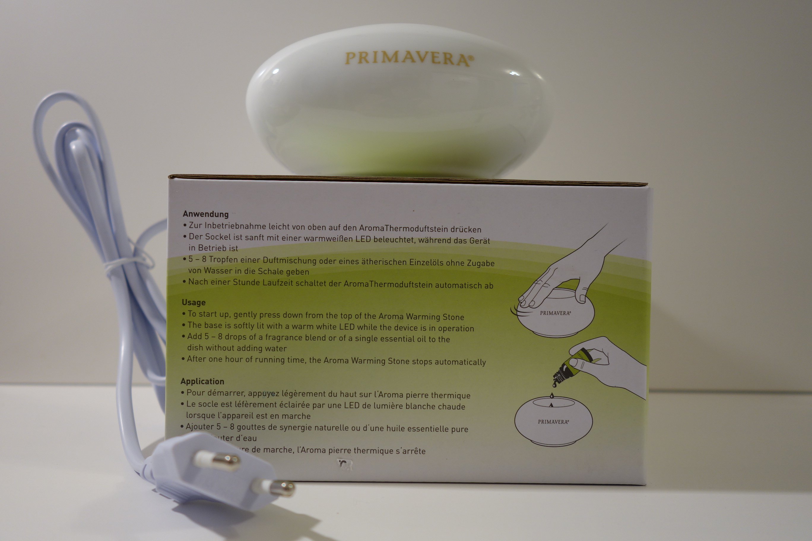 PRIMAVERA Aroma Thermoduftstein Simply Silent