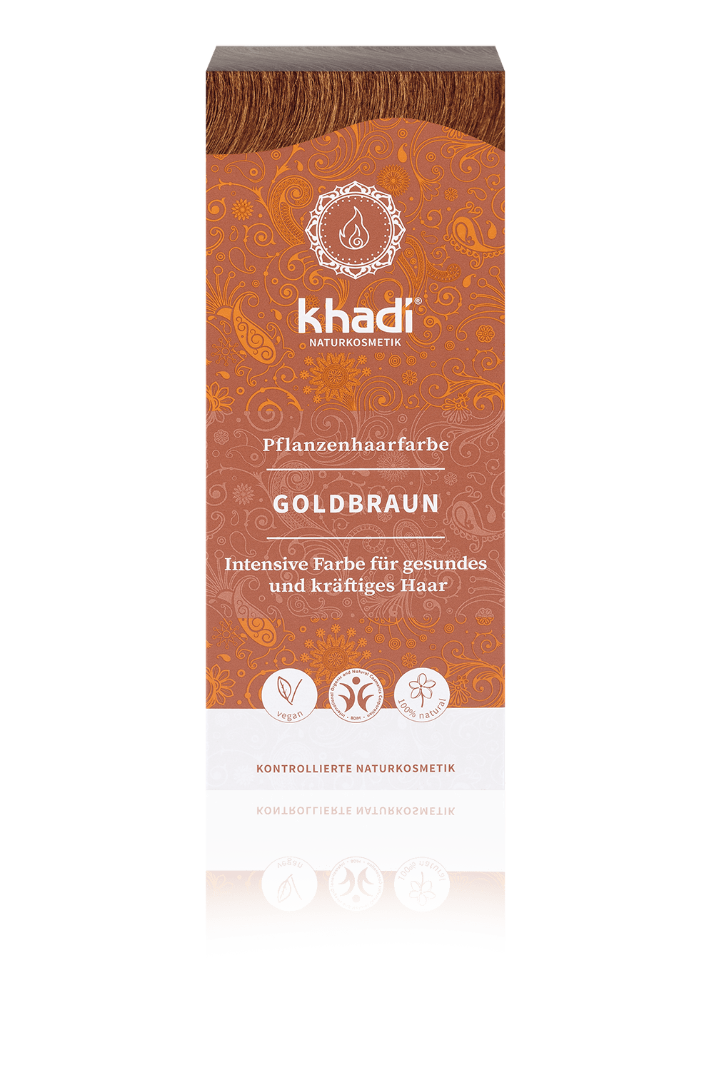 khadi Pflanzenhaarfarbe Goldbraun