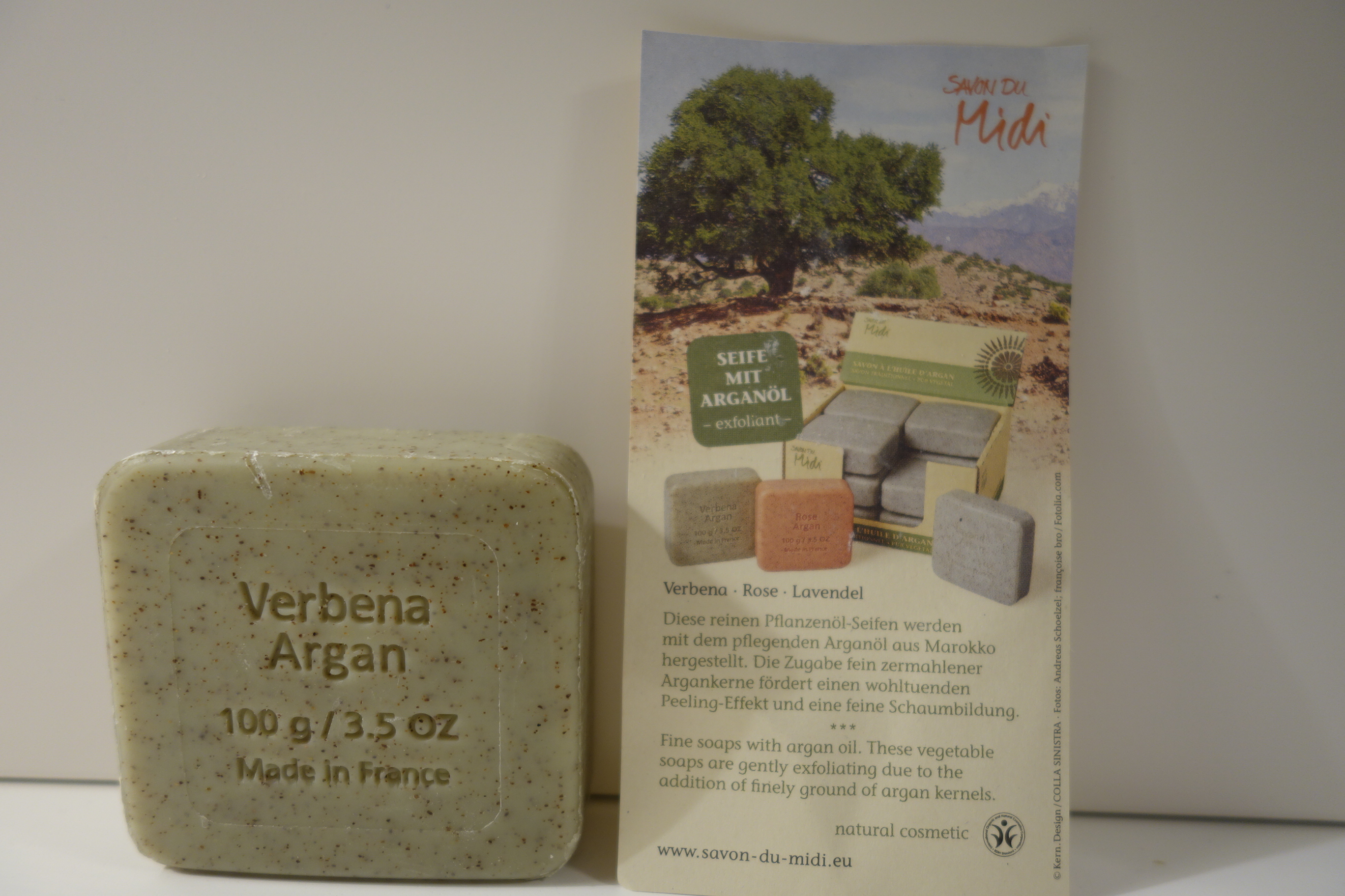 SAVON DU MIDI  Verbena Argan Seife 100gr.