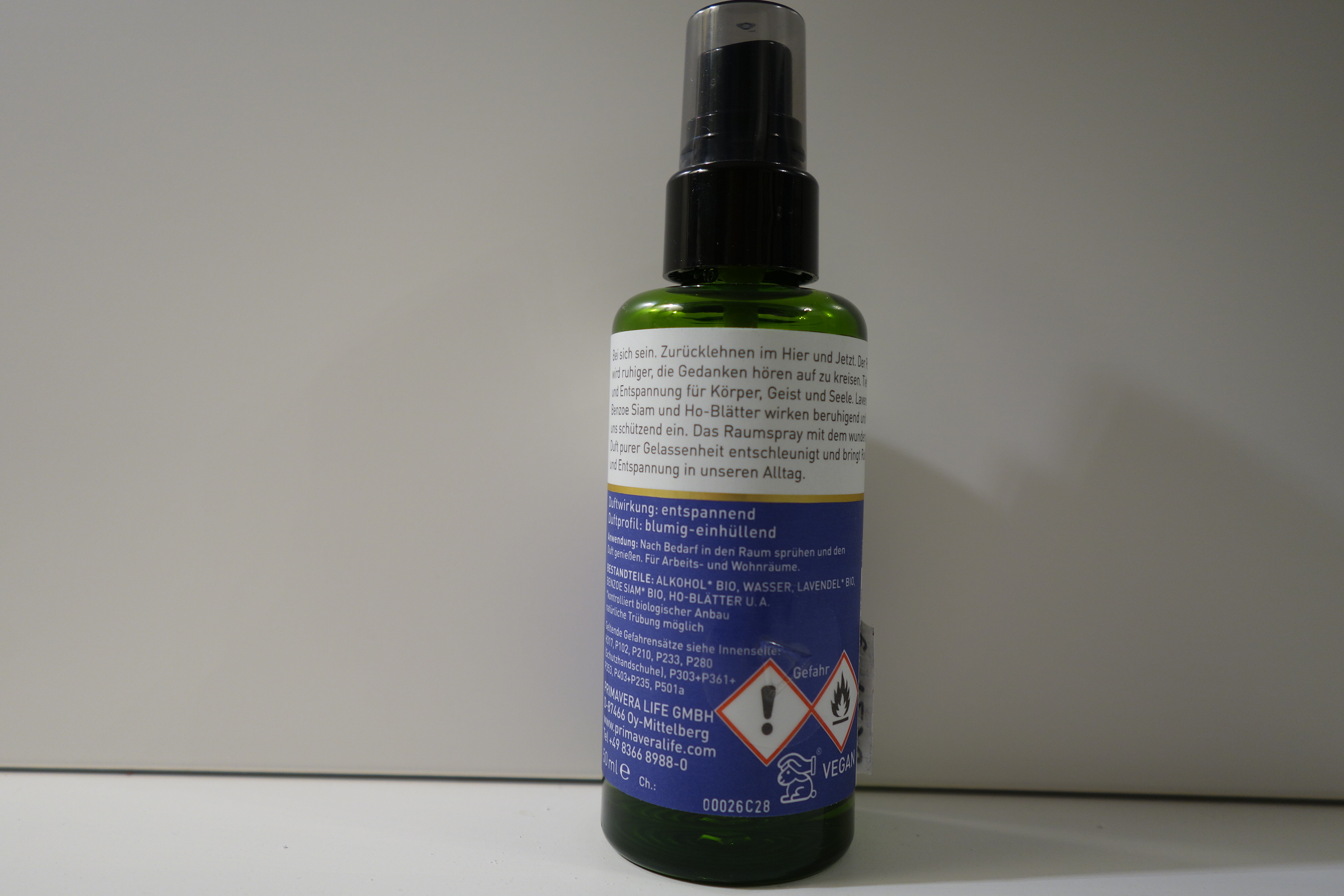 PRIMAVERA Raumspray Ganz entpannt 50ml