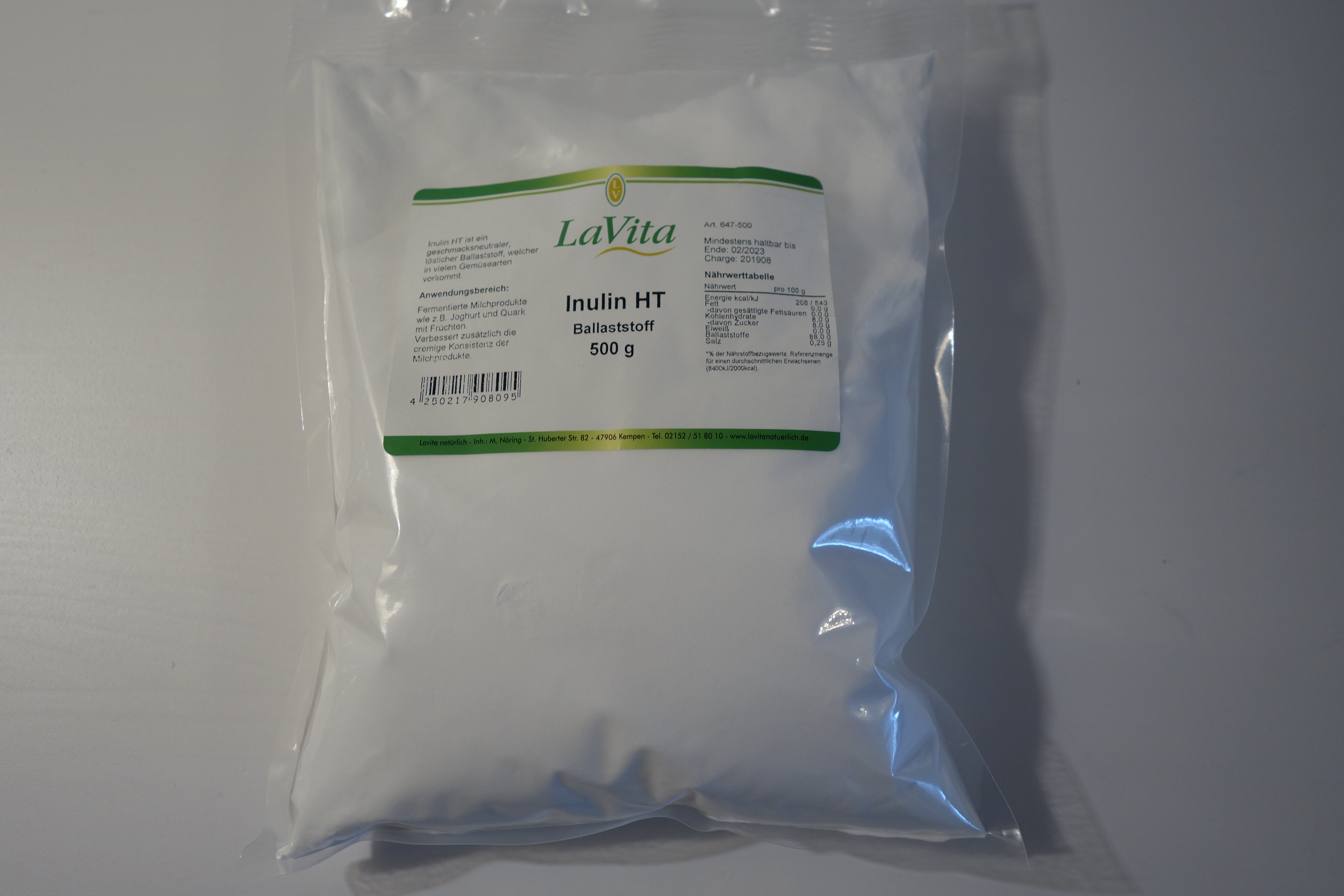 LaVita Inulin HT Ballaststoff 100g I 250g I 500g I 1000g