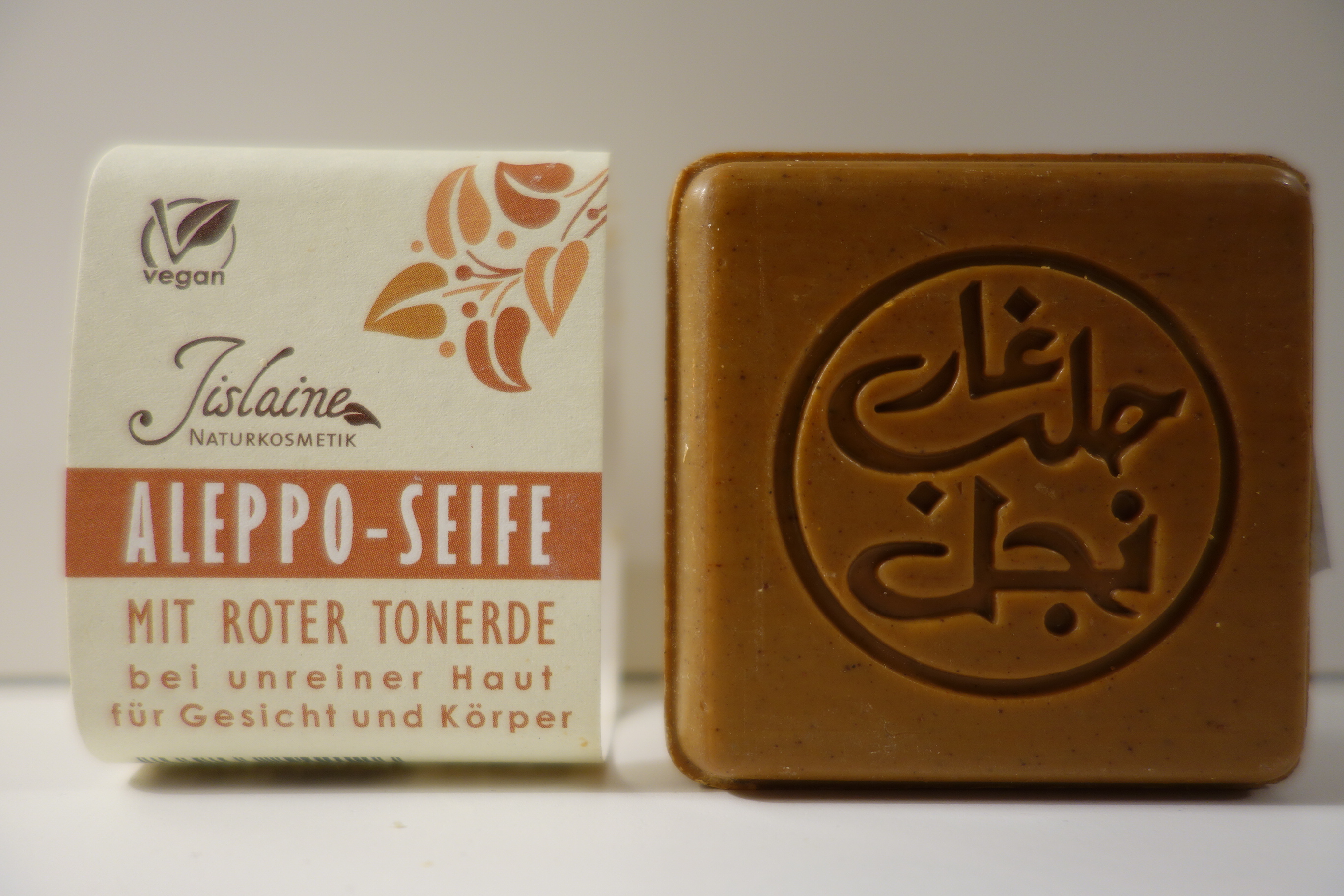 Jislaine  Aleppo Seife mit roter Tonerde 100g