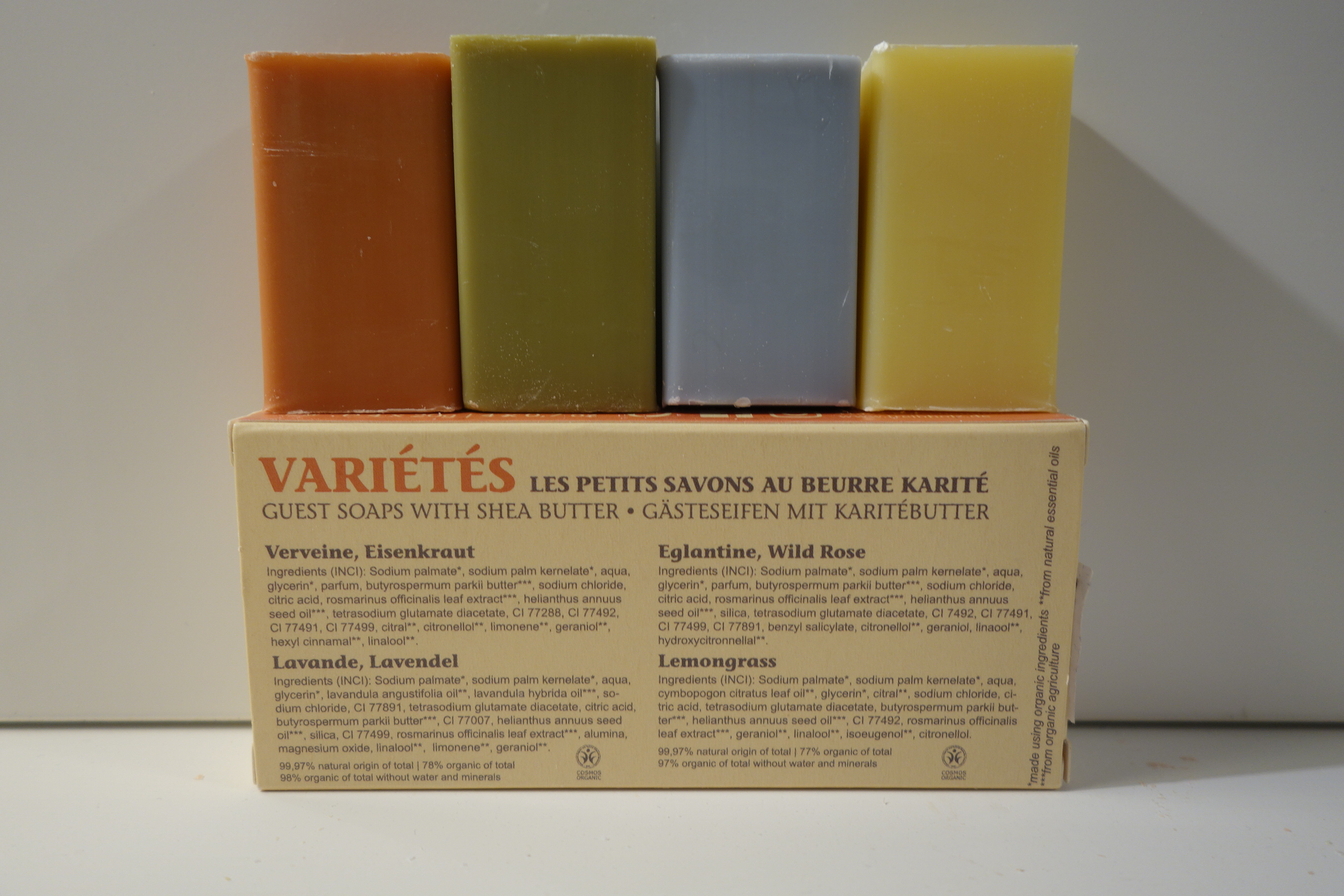 SAVON DU MIDI  Karité Gästeseifen Variétés 4x20gr