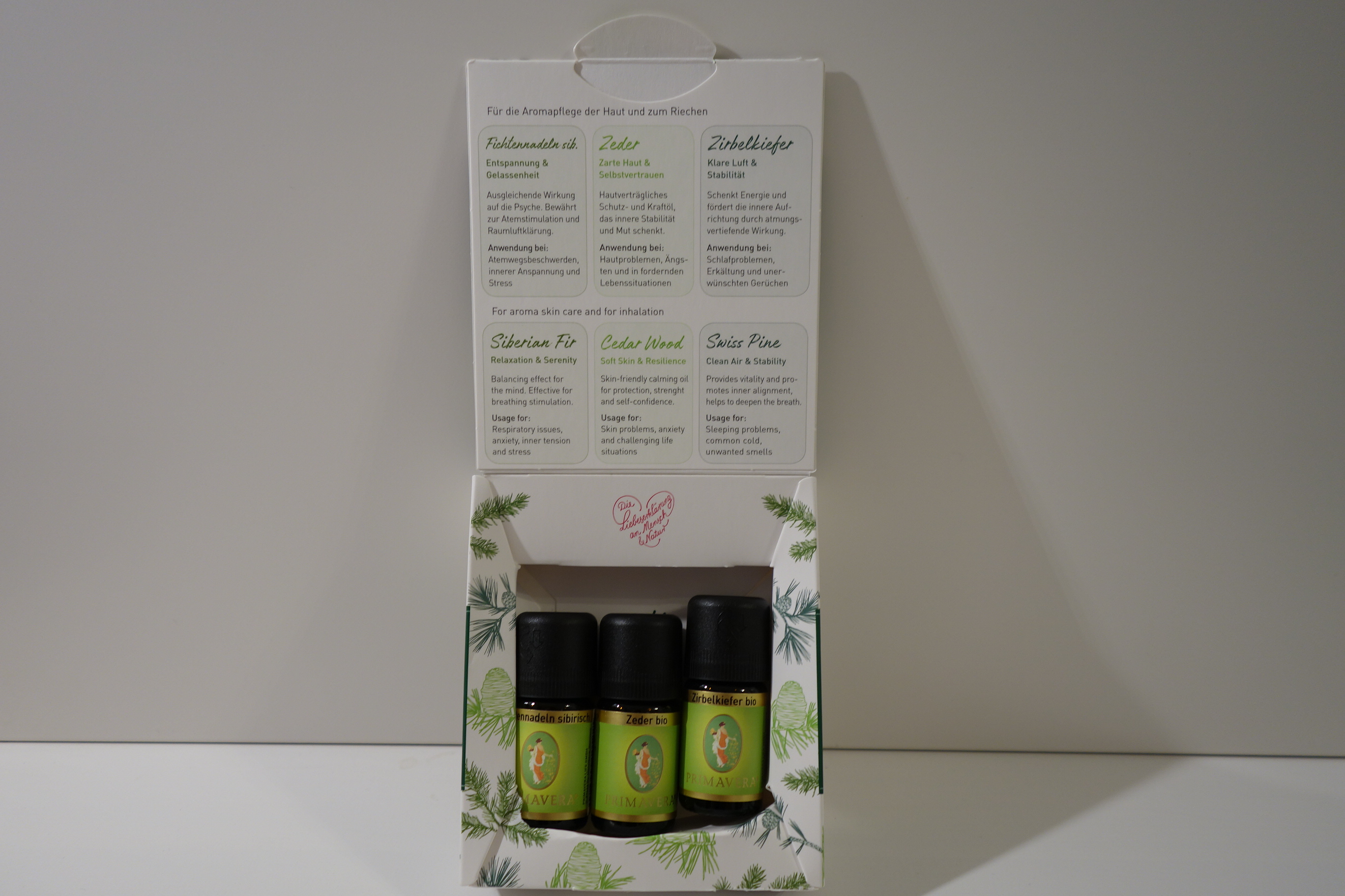 PRIMAVERA-SET Duftende Waldkraft ätherische Öle