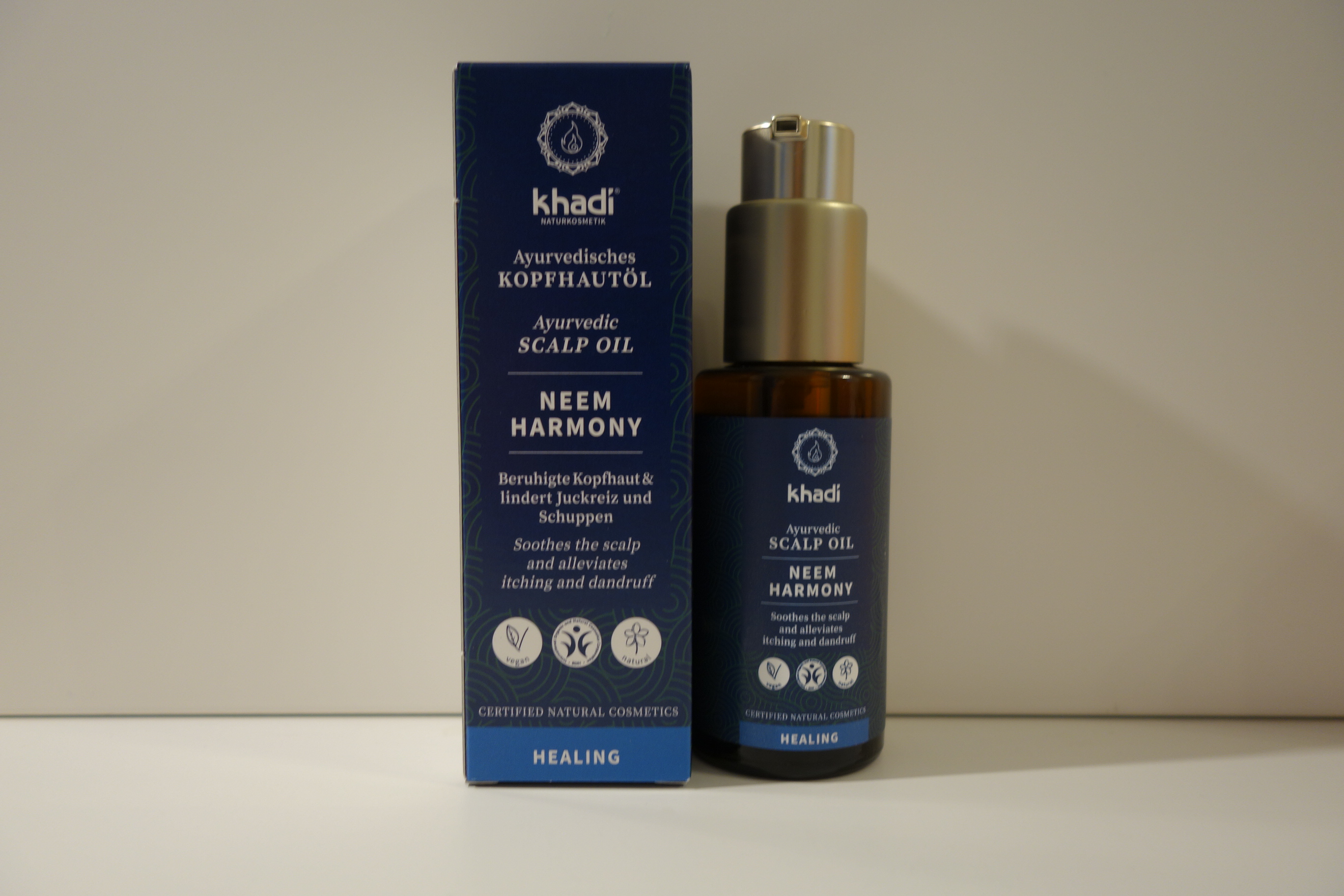 khadi Ayurvedisches Kopfhaut-Öl NEEM HARMONY 50ml
