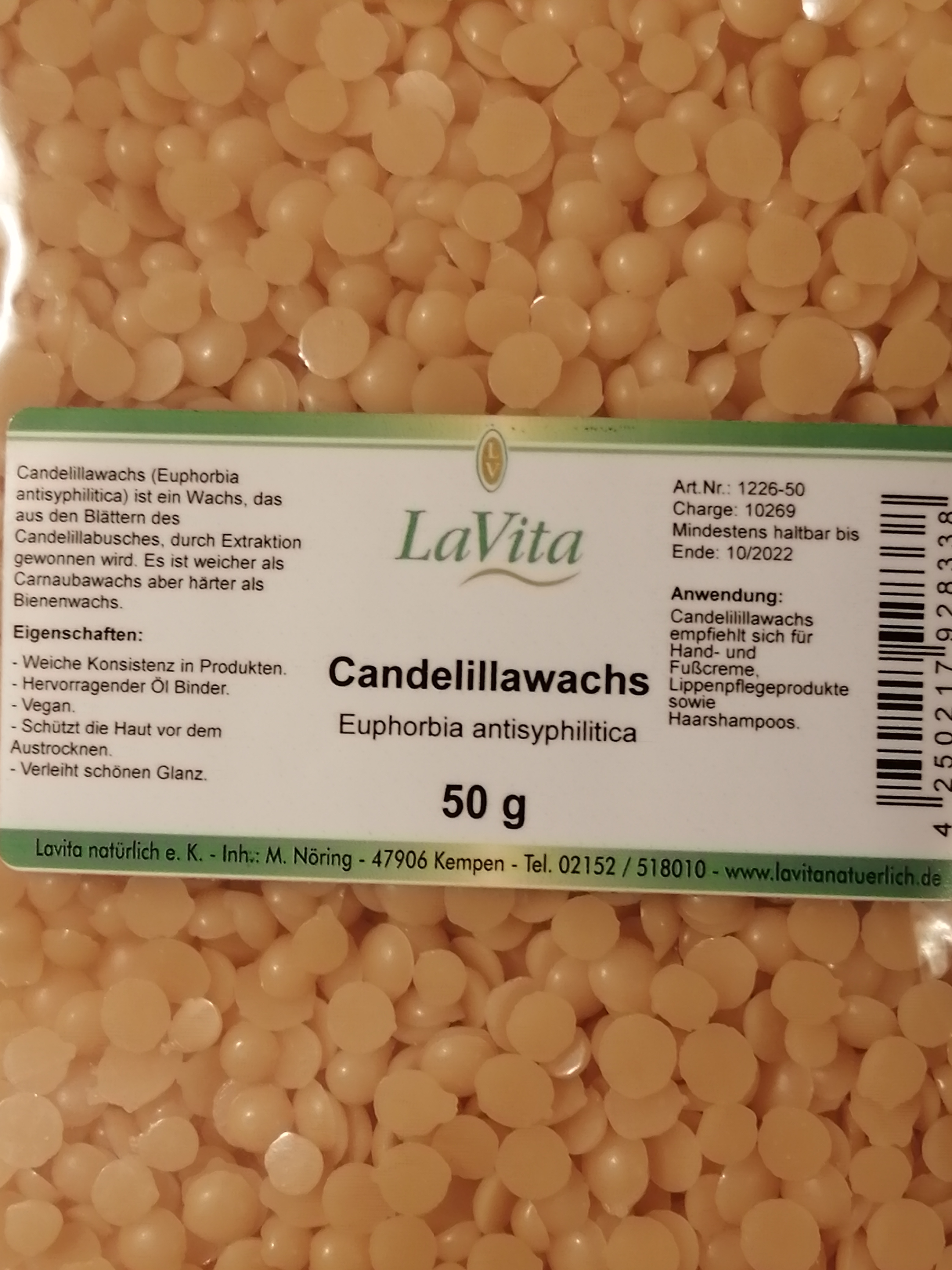 LaVita Candelillawachs 50g I 100g