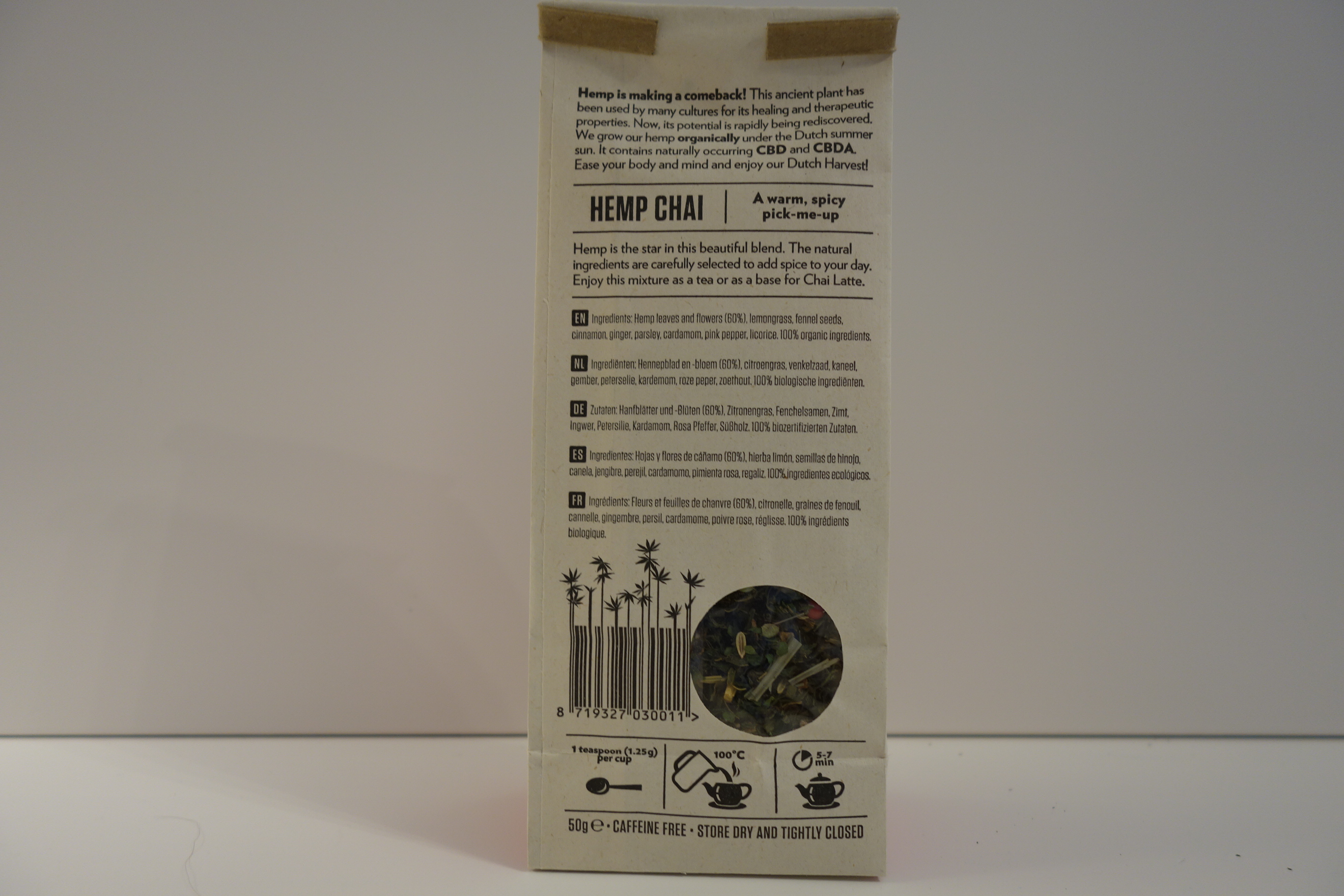 DUTCH HARVEST HEMP /  HANF TEA - 5 Geschmacksrichtungen