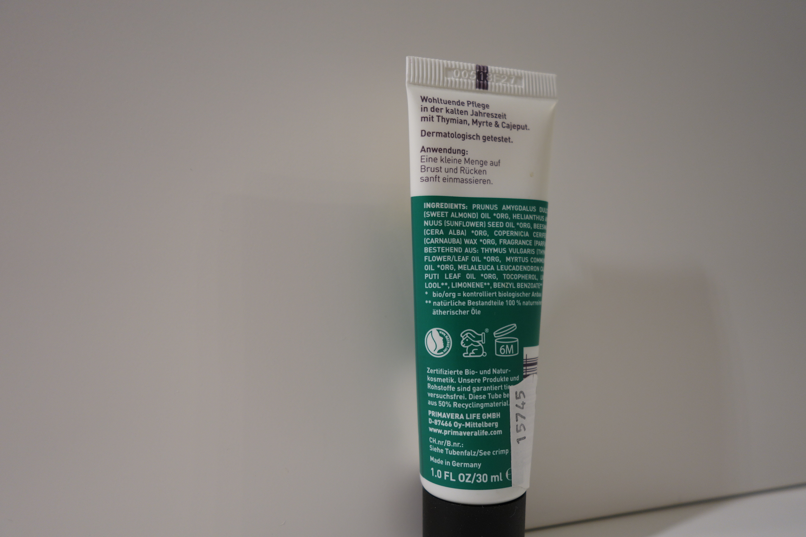 PRIMAVERA Bio-Balsam kids atmewohl 30ml