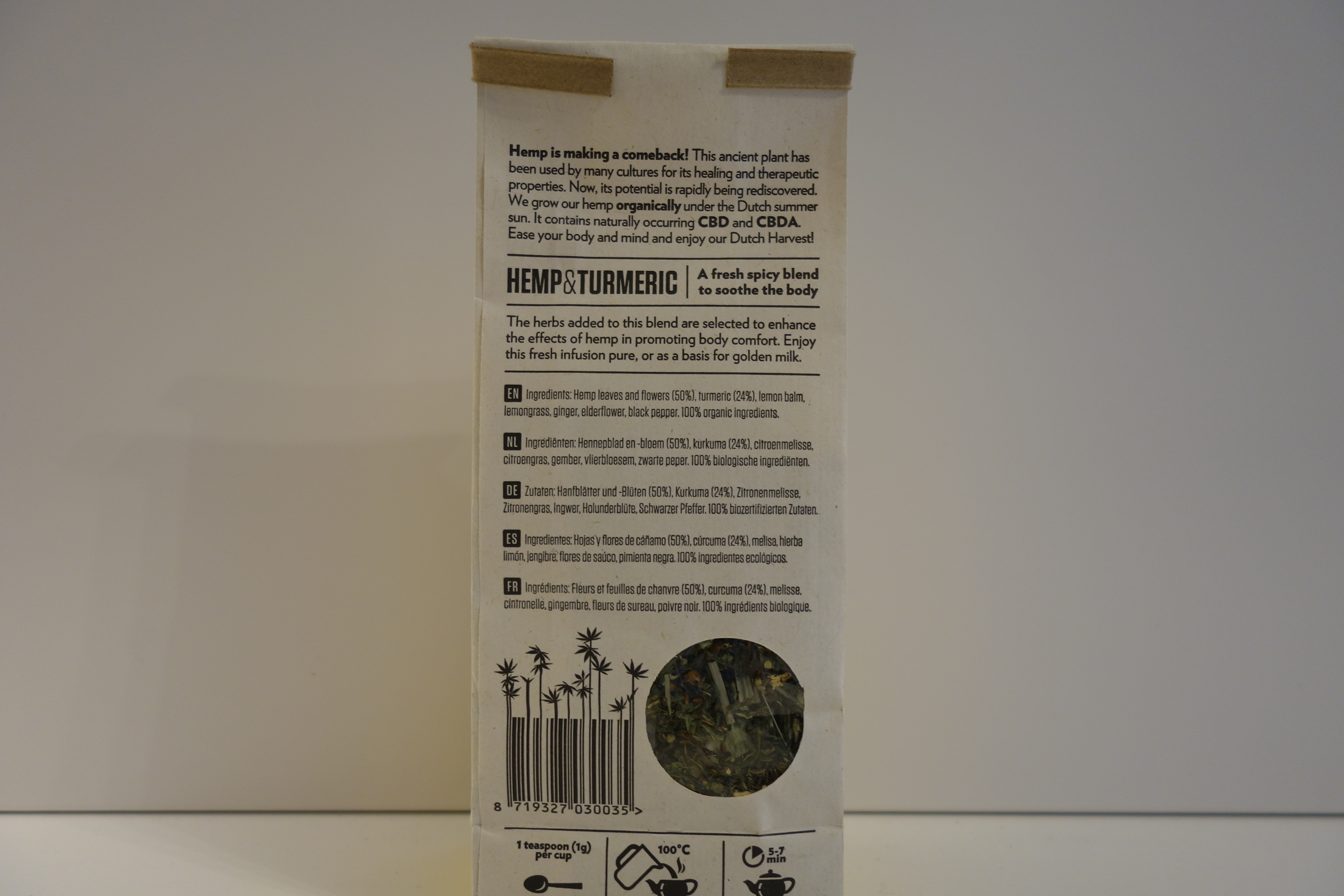 DUTCH HARVEST HEMP /  HANF TEA - 5 Geschmacksrichtungen