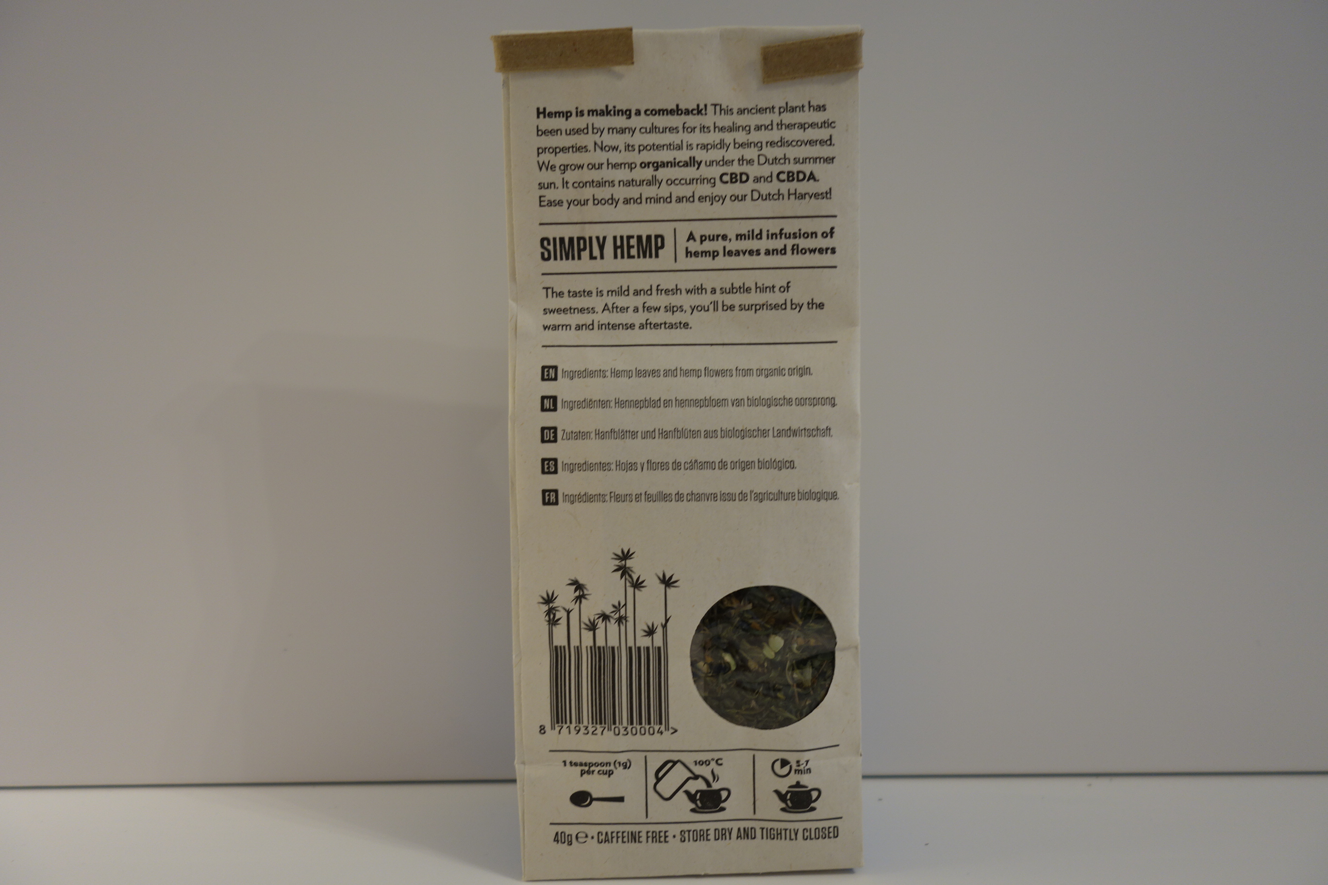 DUTCH HARVEST HEMP /  HANF TEA - 5 Geschmacksrichtungen