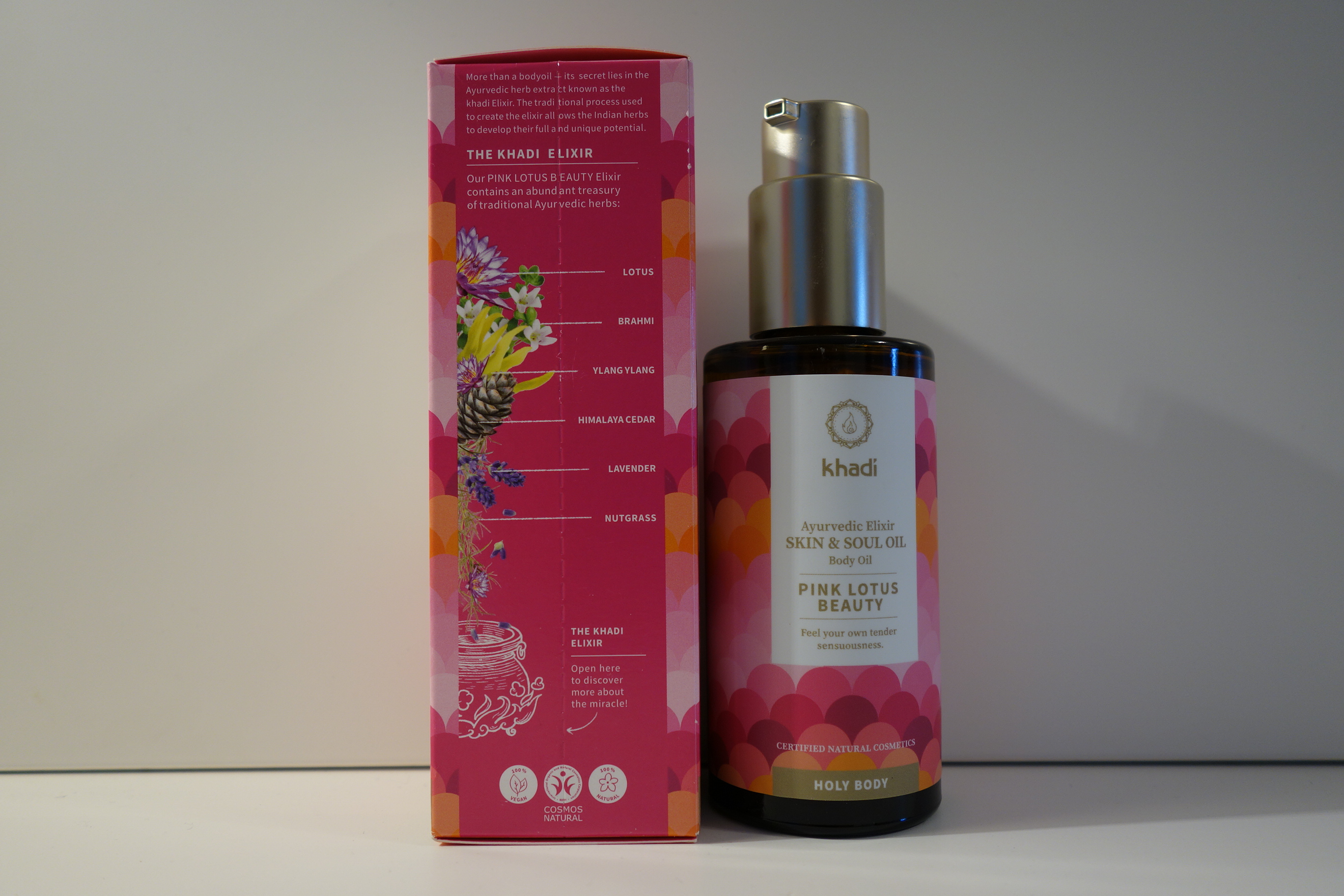 khadi Ayurvedisches Elixier Skin & Soul Oil PINK LOTUS BEAUTY 100ml