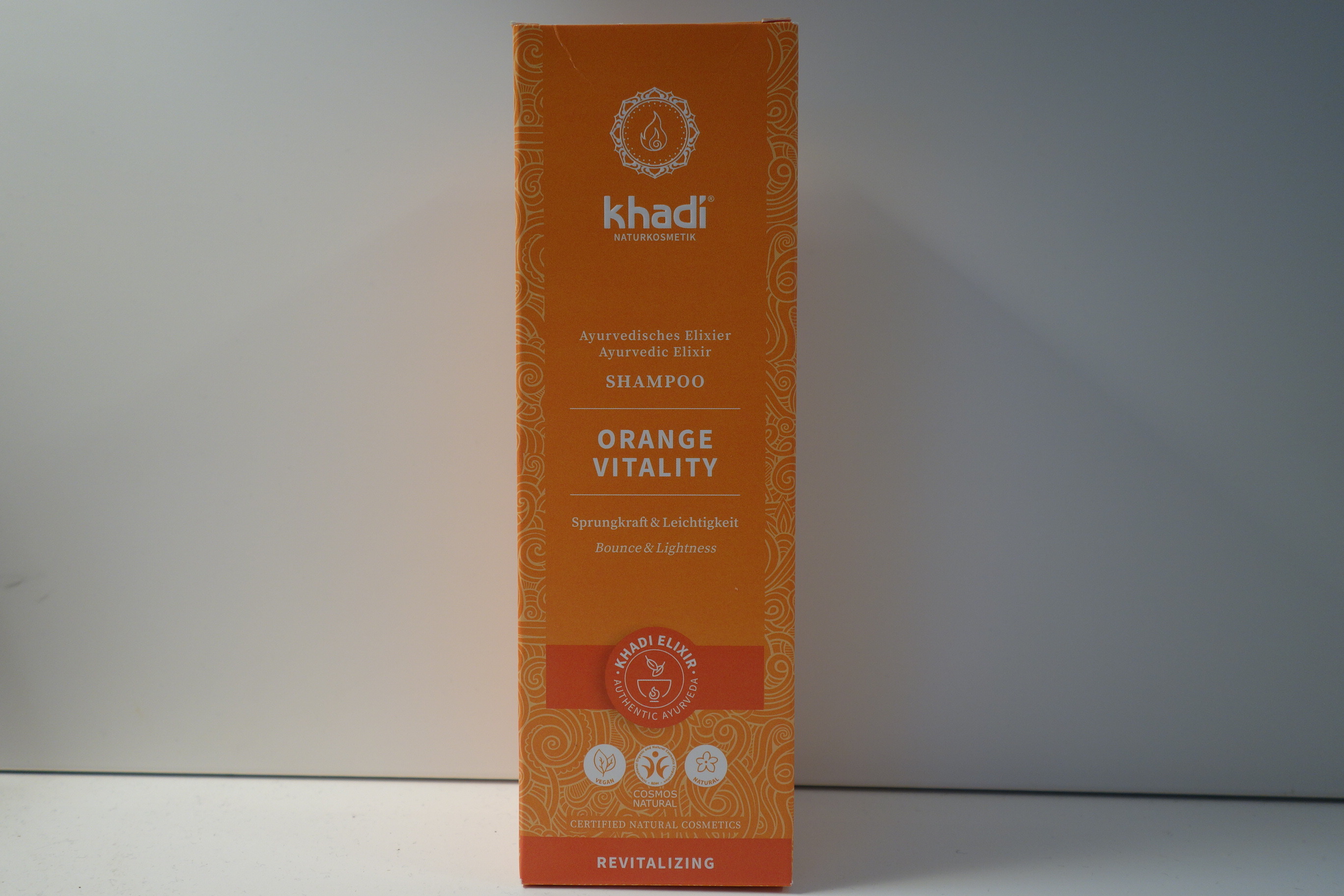 AYURVEDISCHES ELIXIER SHAMPOO ORANGE VITALITY khadi