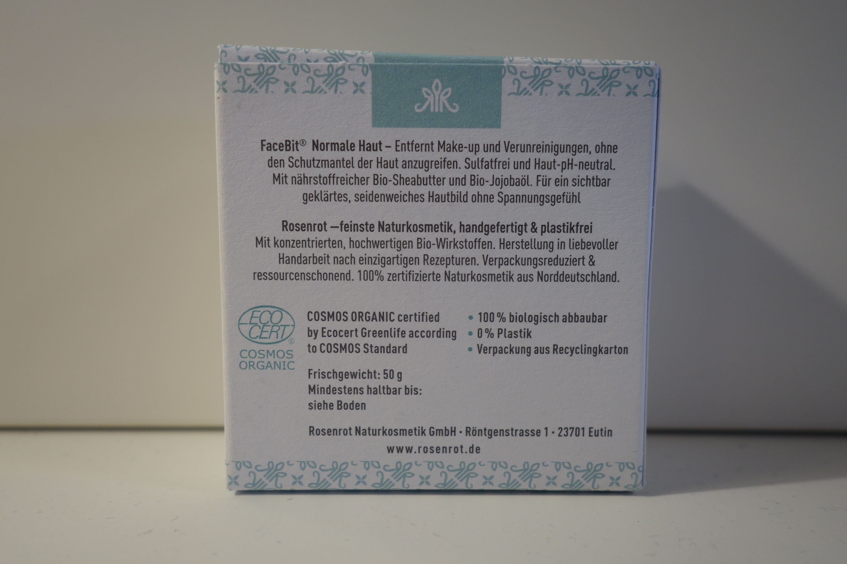 Rosenrot FaceBit  normale bis fettige Haut 50g