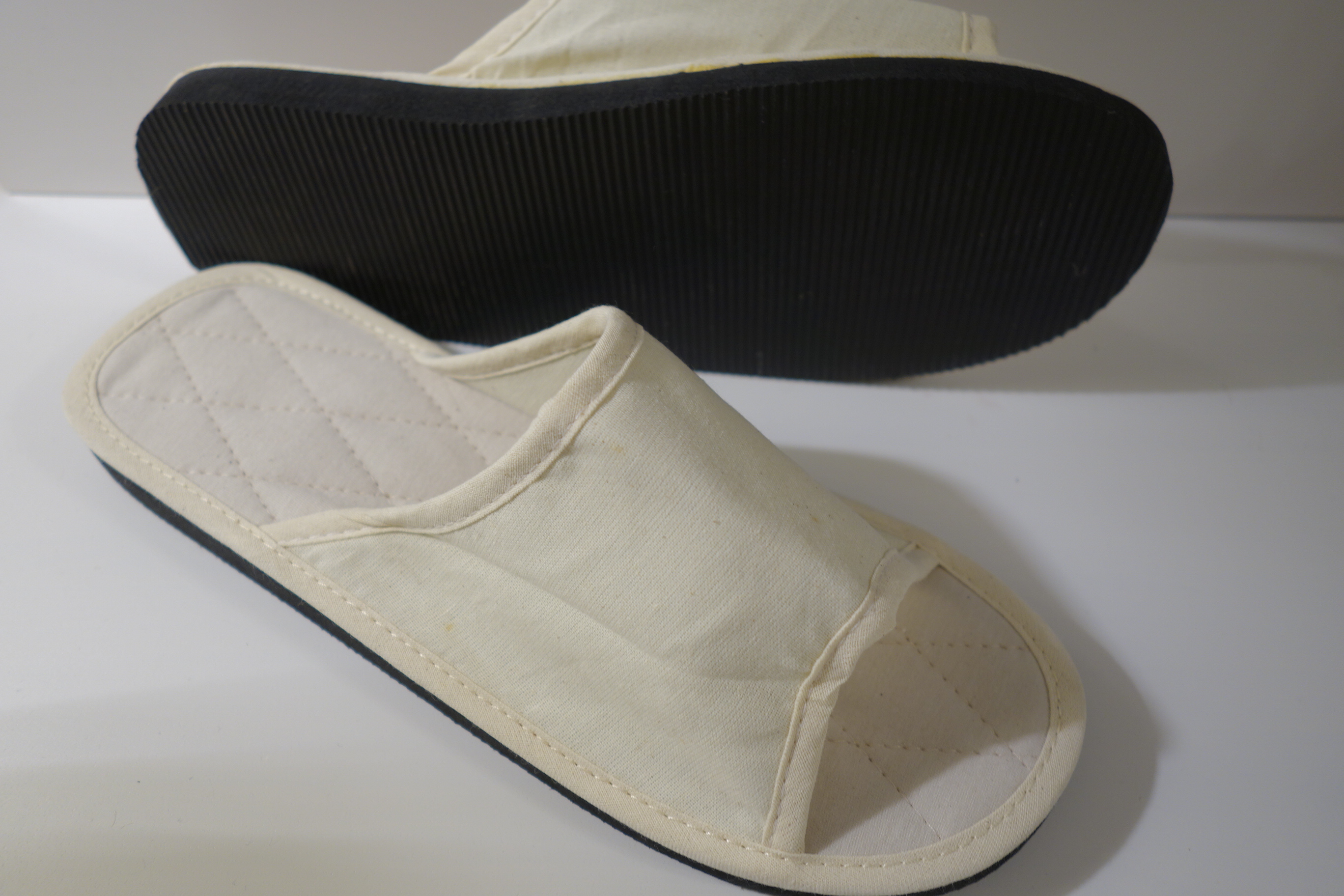 Zimtlatschen Baumwolle creme & schwarz