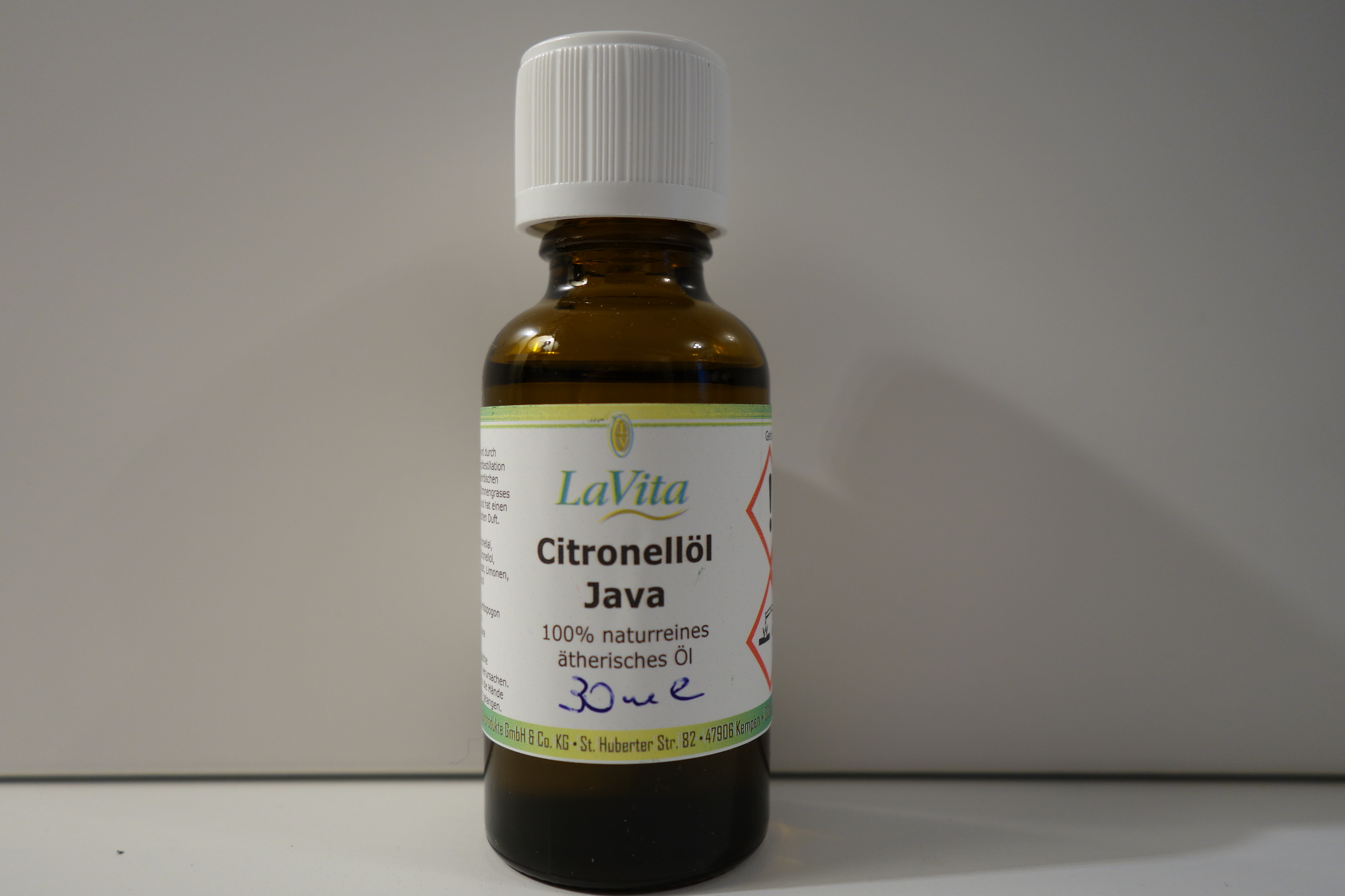 LaVita Citronellöl Java 100% naturreines ätherisches Öl 10ml I 30ml