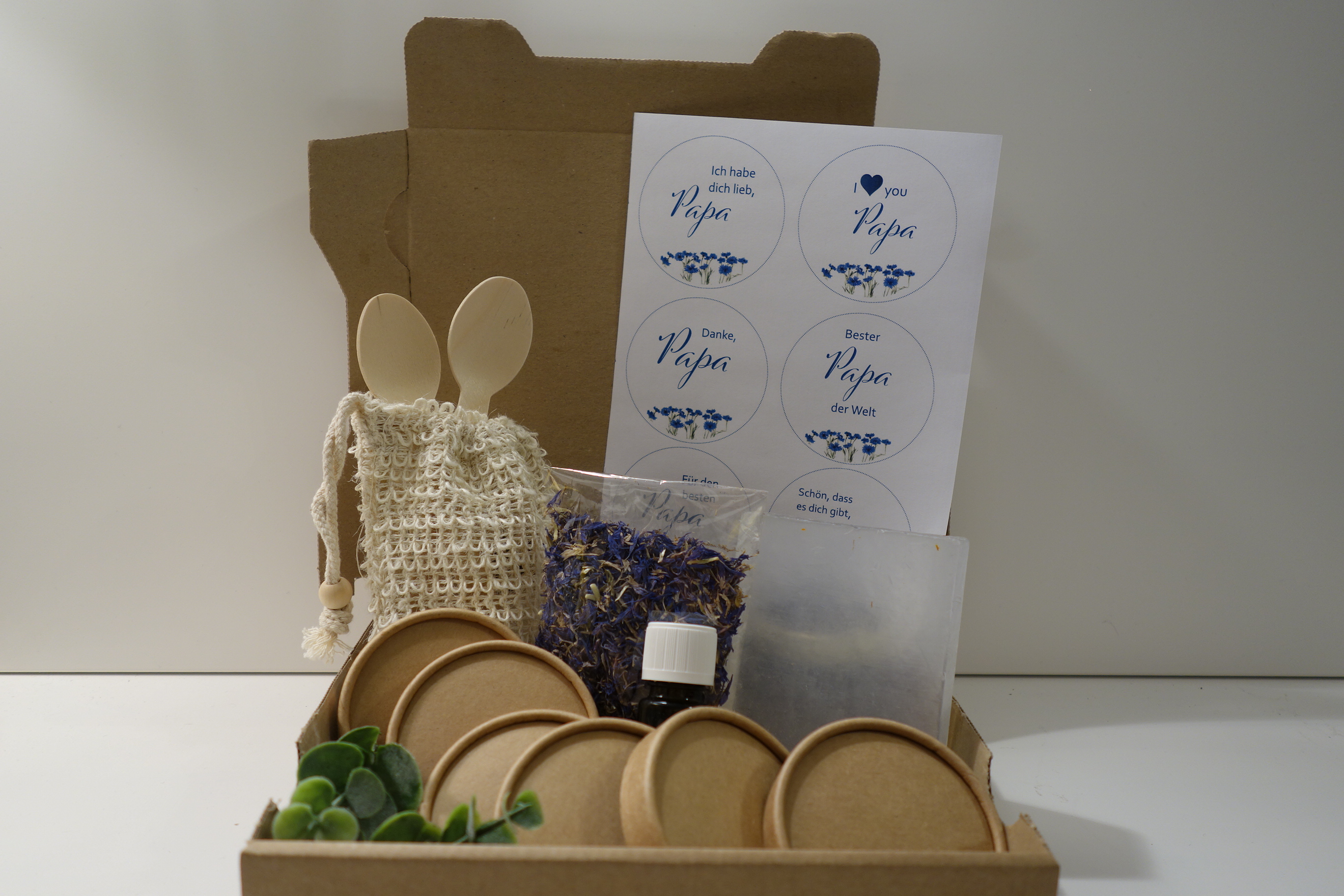 DIY-SEIFE MIT BOTSCHAFT PAPA GESCHENK-SET