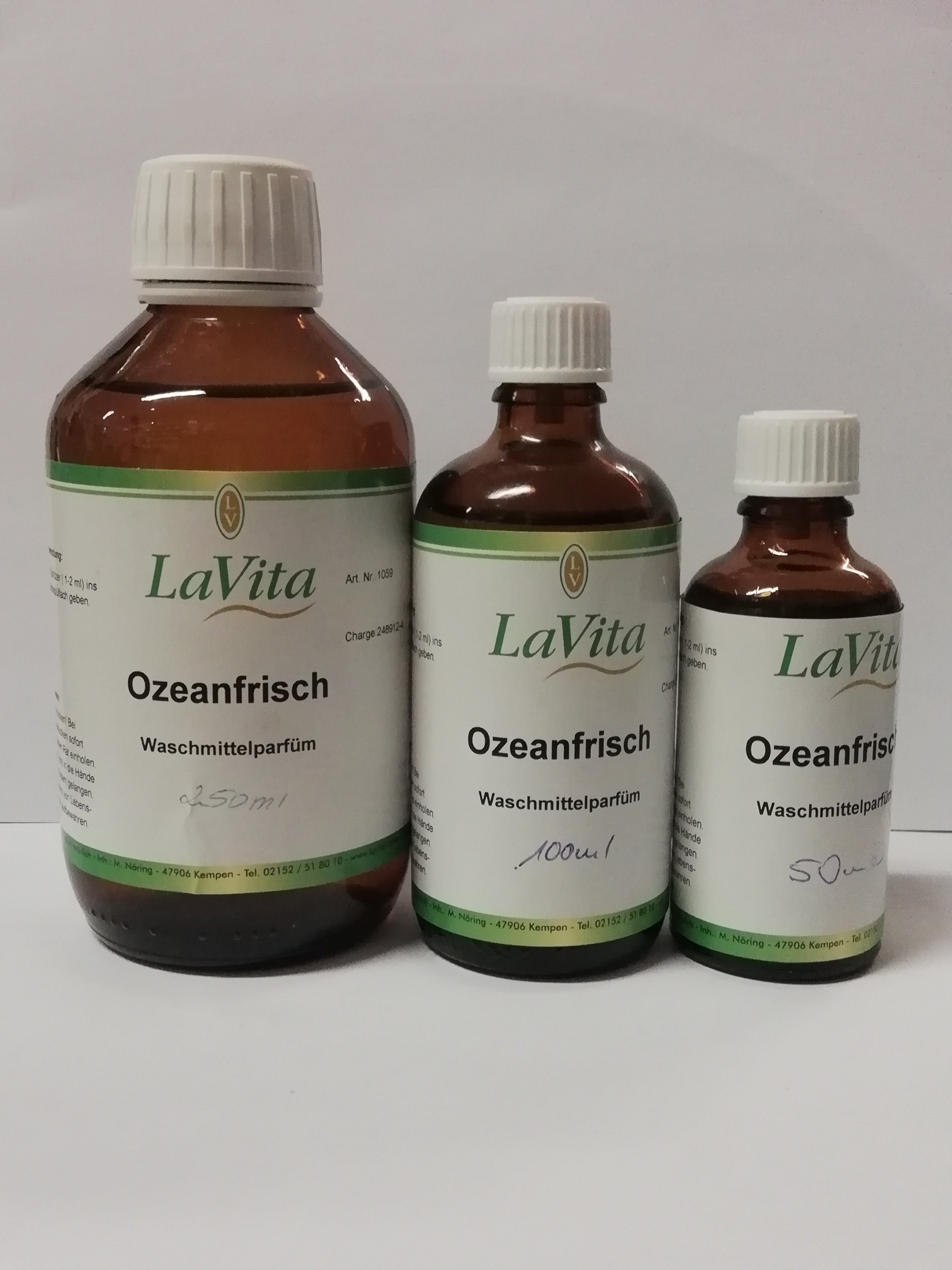 Wäscheduft / Waschmittelparfüm Ozeanfrisch LaVita 50ml I 100ml I 250ml