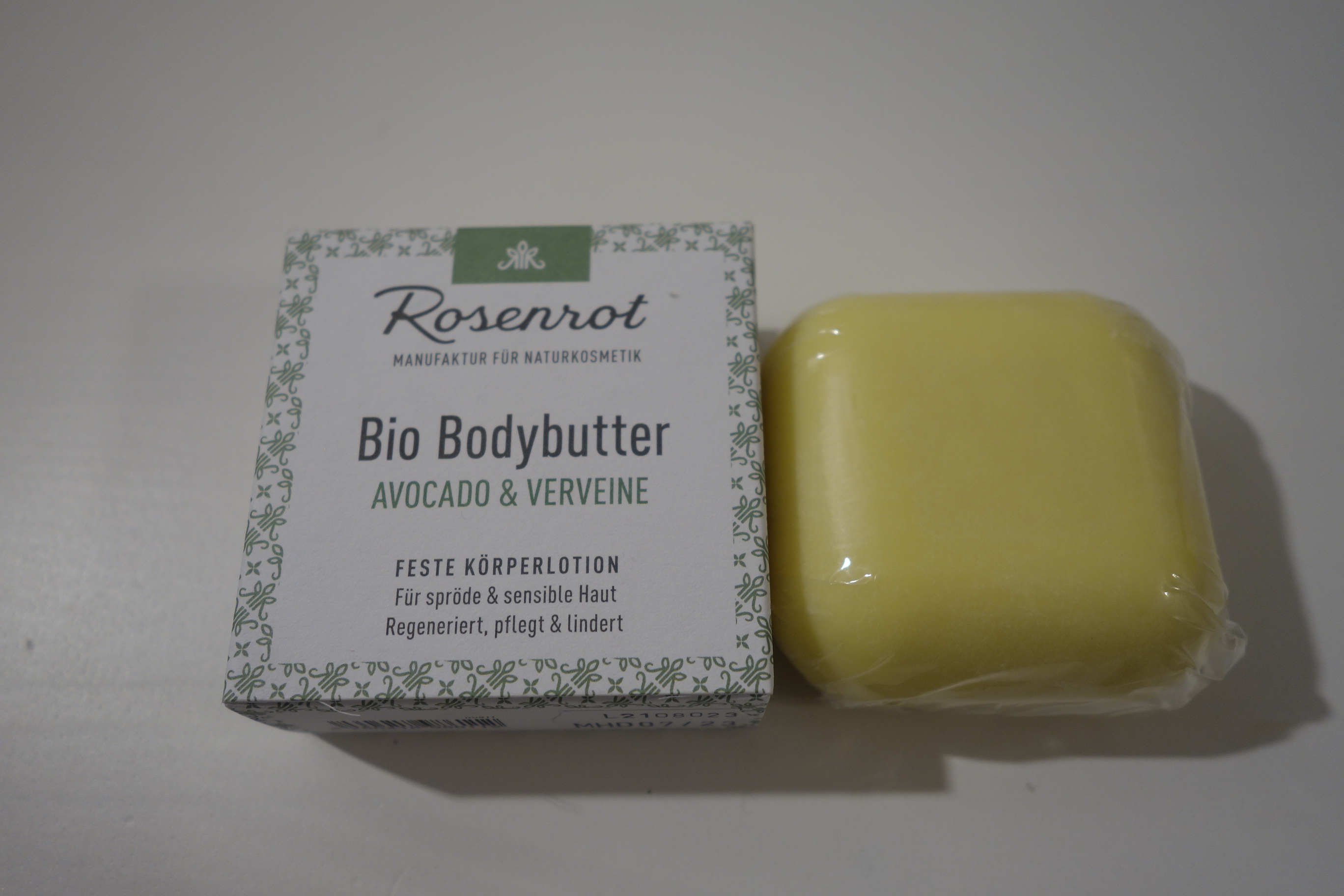 Rosenrot Bio Bodybutter Avocado & Verveine 70g