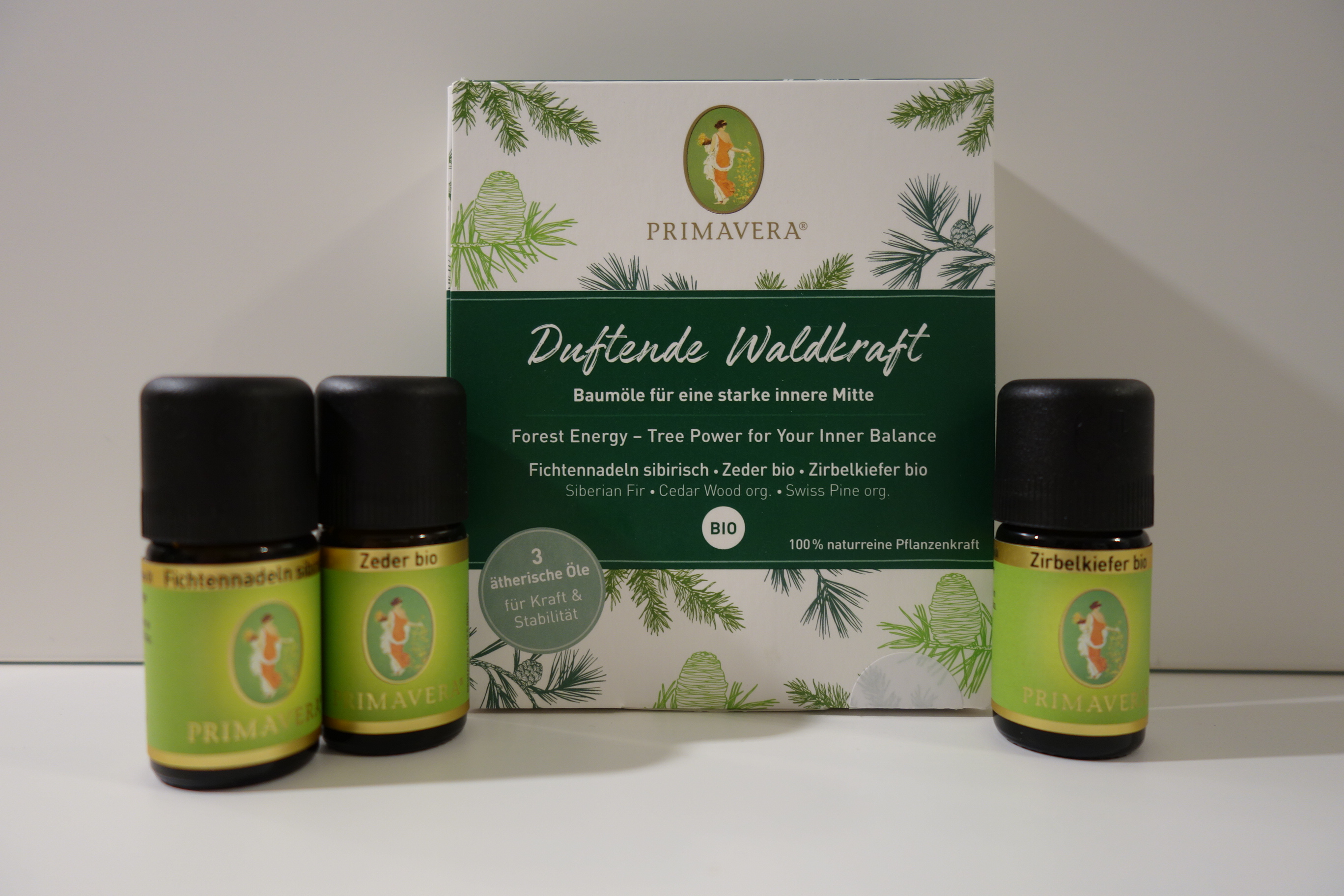 PRIMAVERA-SET Duftende Waldkraft ätherische Öle