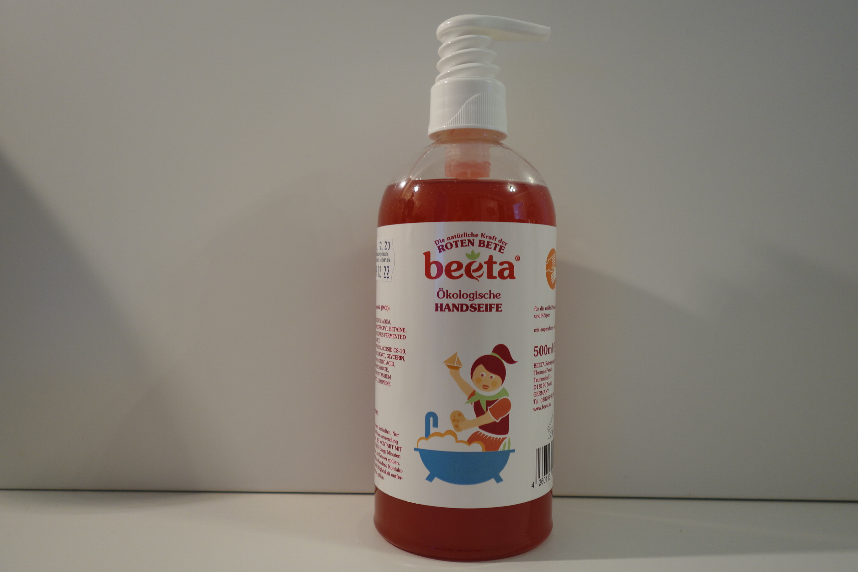 beeta Ökologische flüssige Handseife 500ml