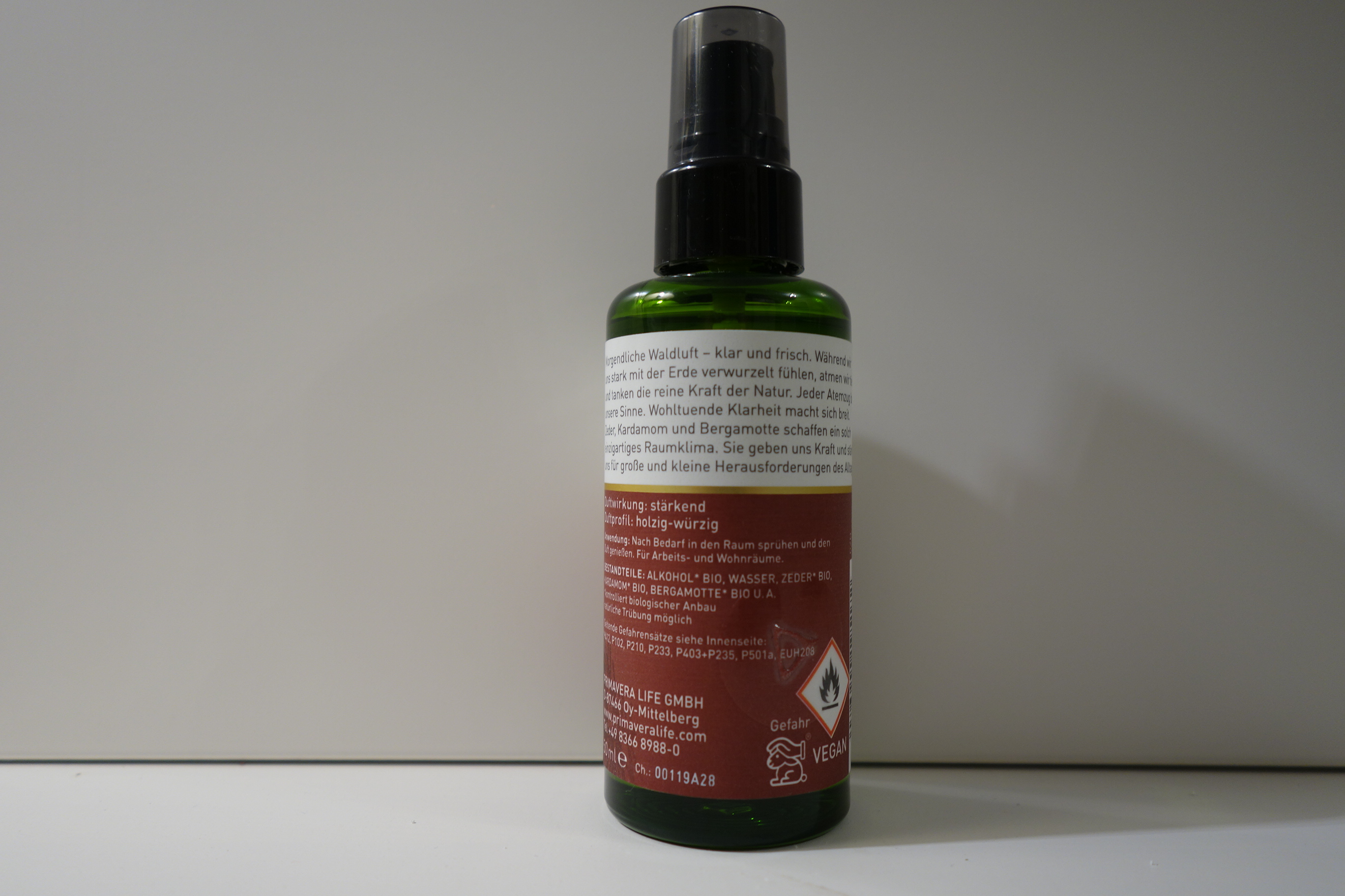 PRIMAVERA Raumspray Kraft tanken 50ml